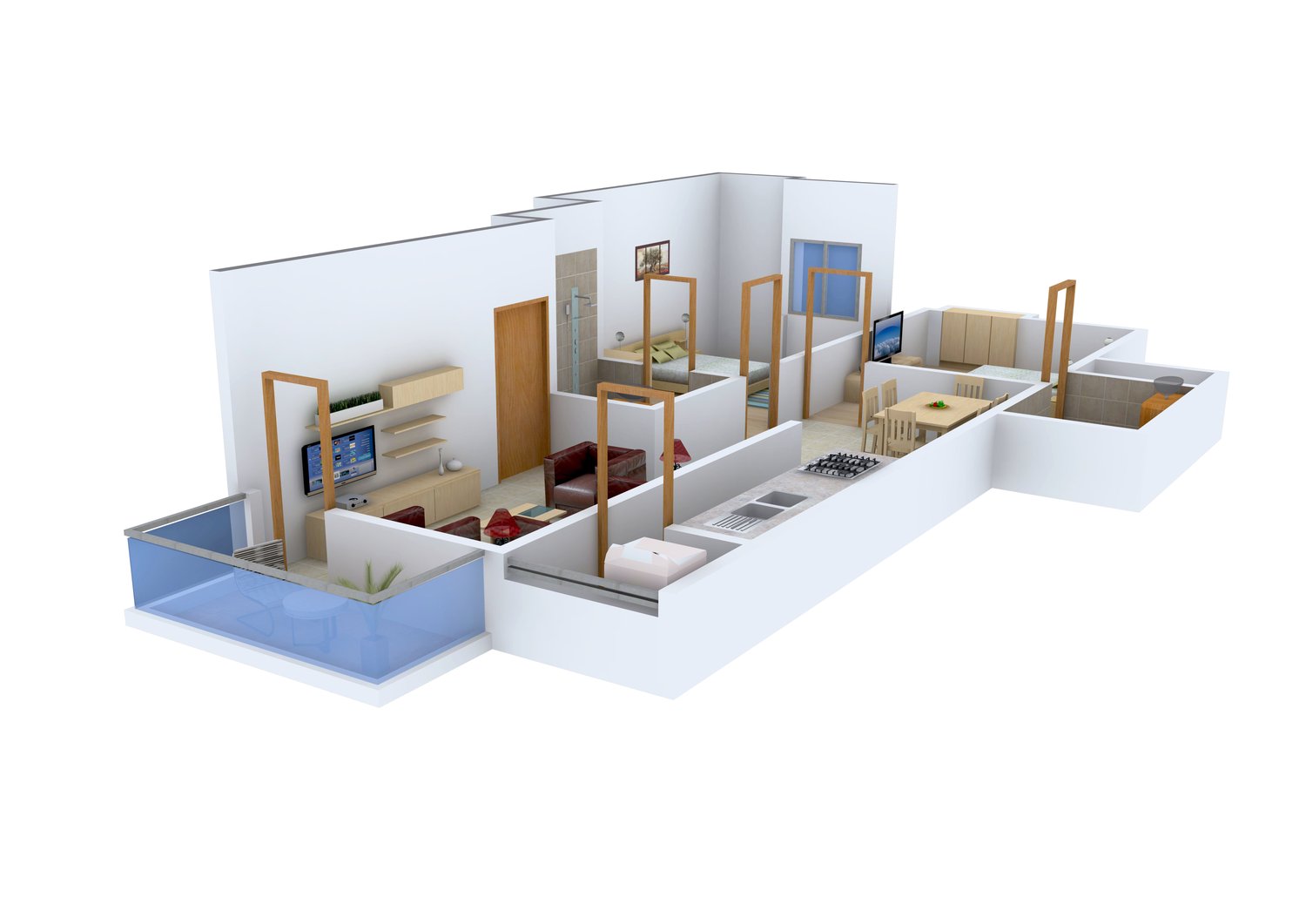 3DFloorPlan of Deoasis Silver Arch