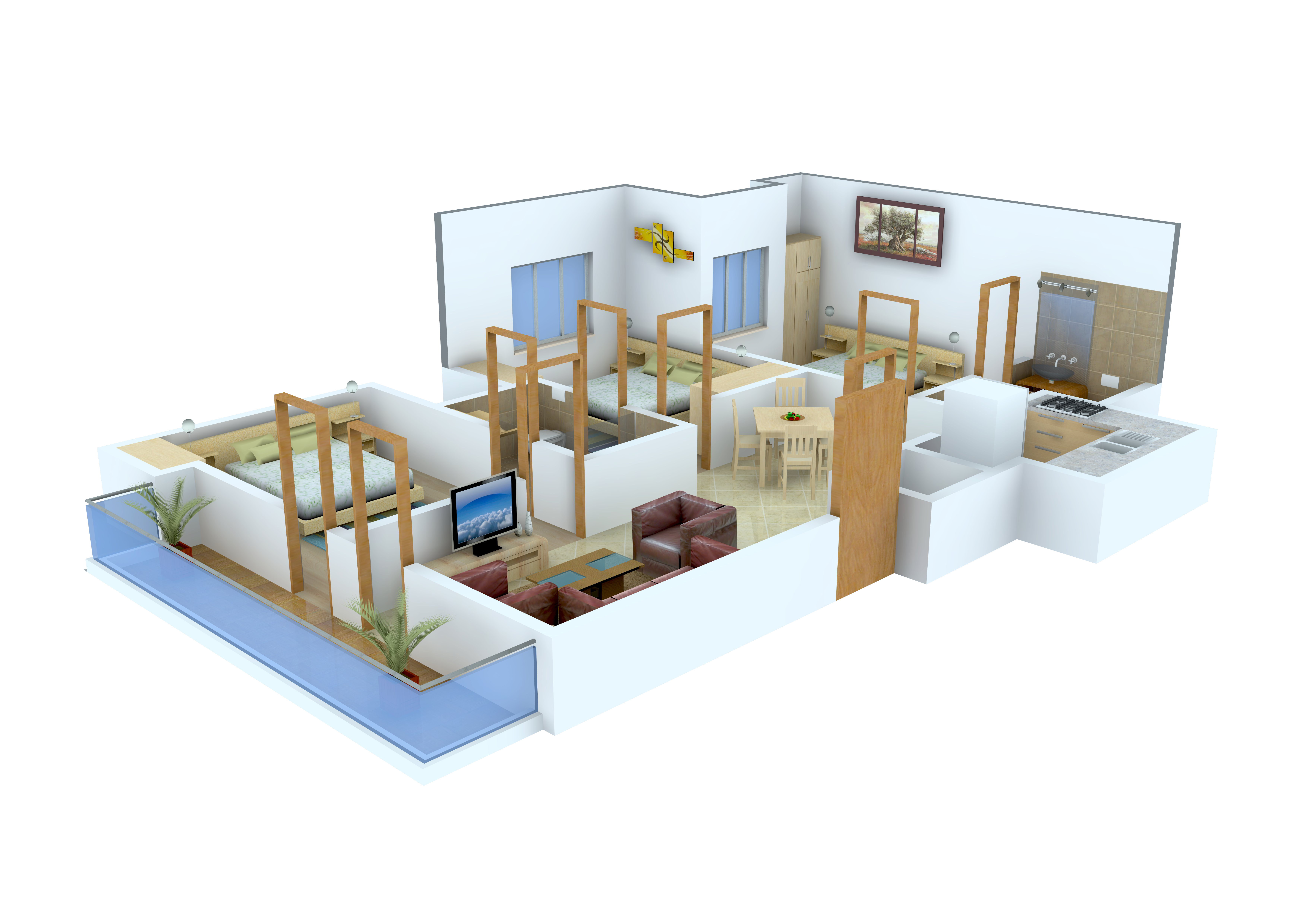 3DFloorPlan of Deoasis Silver Nest