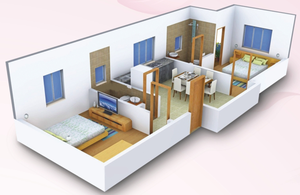 3DFloorPlan of Star Petal