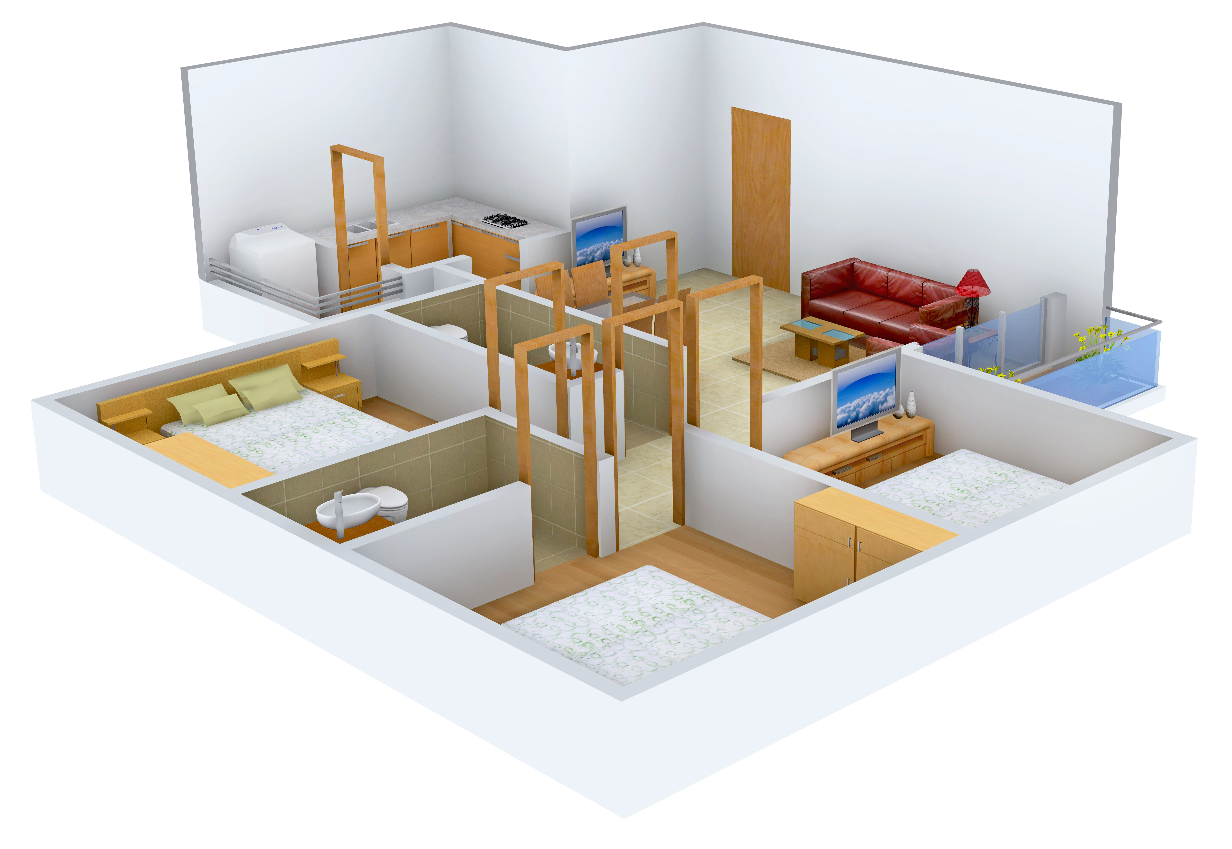 3DFloorPlan of Pasari Taalchaya