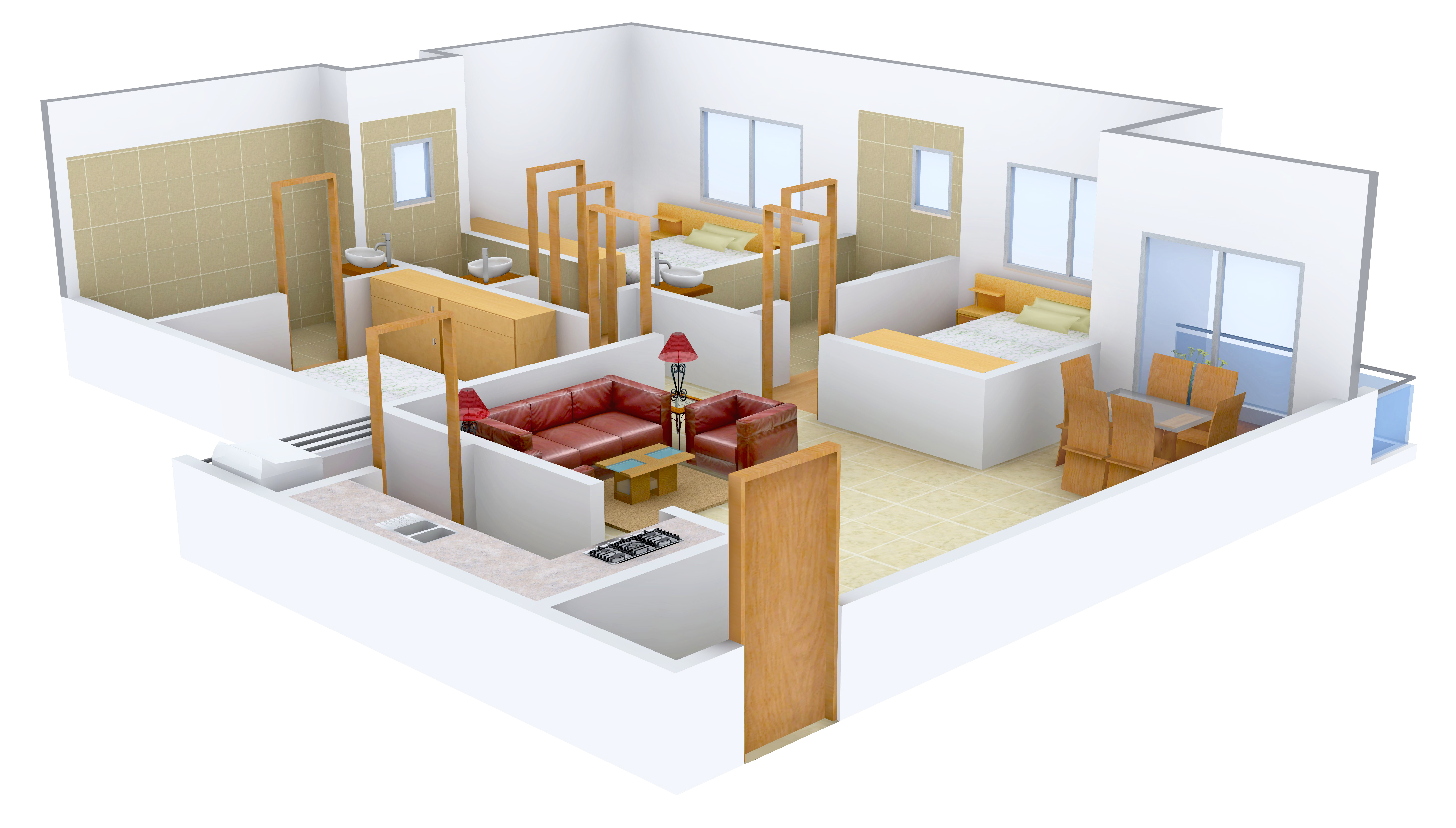 3DFloorPlan of Pasari Taalchaya