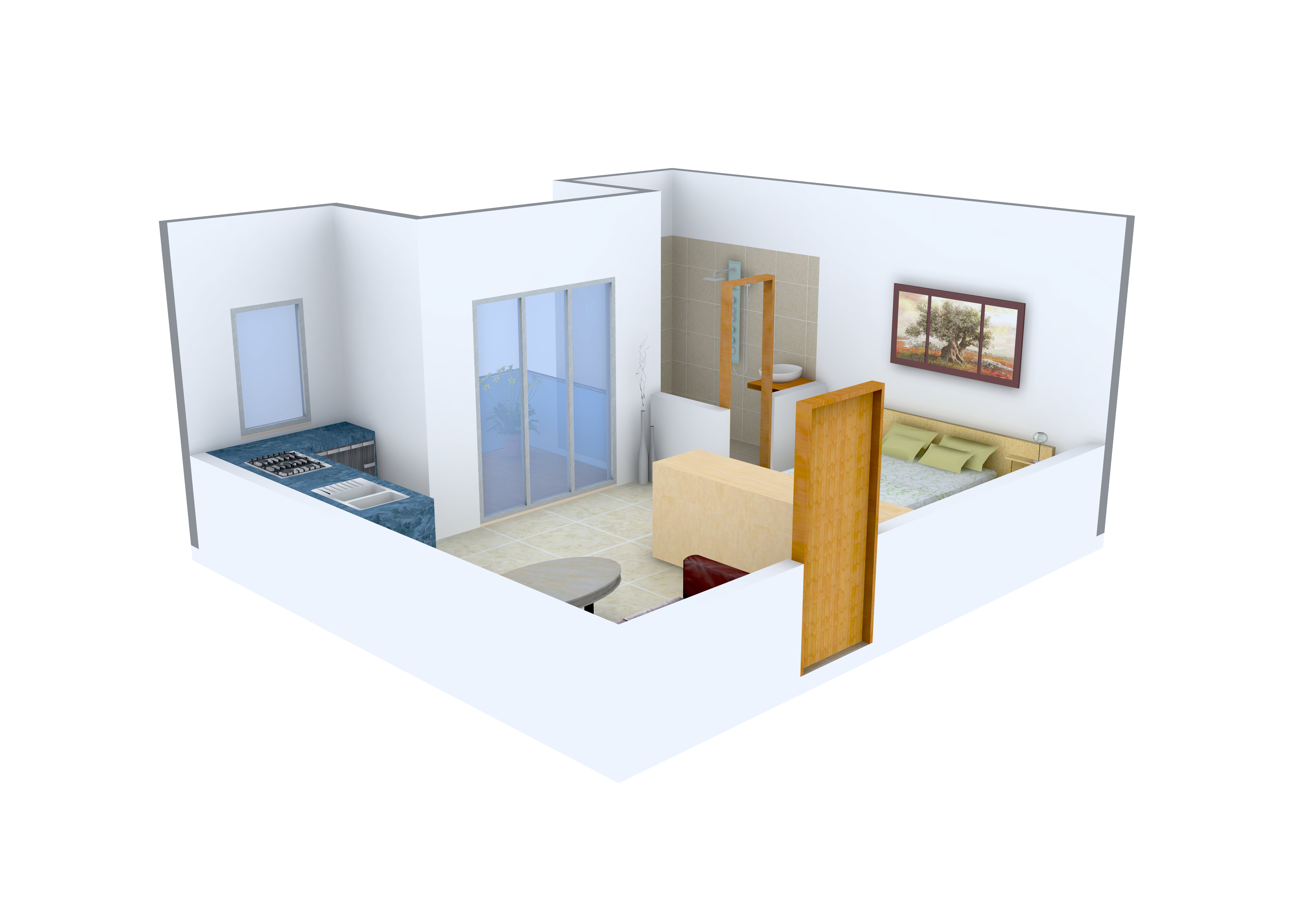 3DFloorPlan of Oasis Venetia Heights