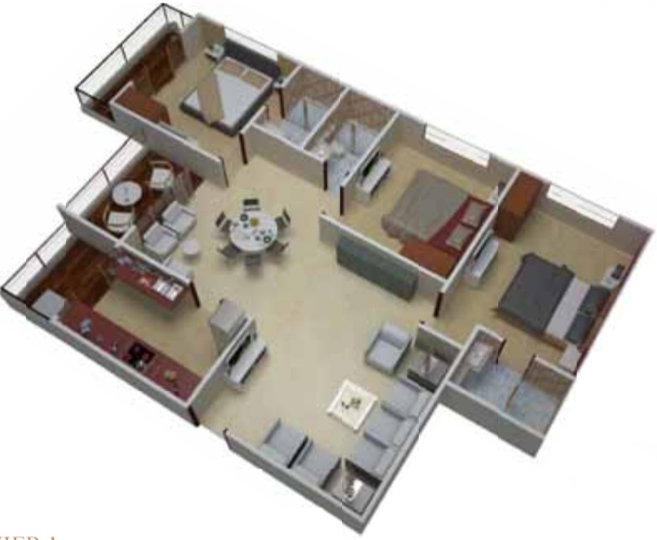 3DFloorPlan of Paras Urbane Park