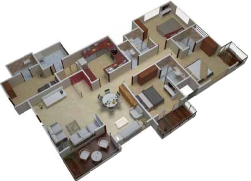3DFloorPlan of Paras Urbane Park