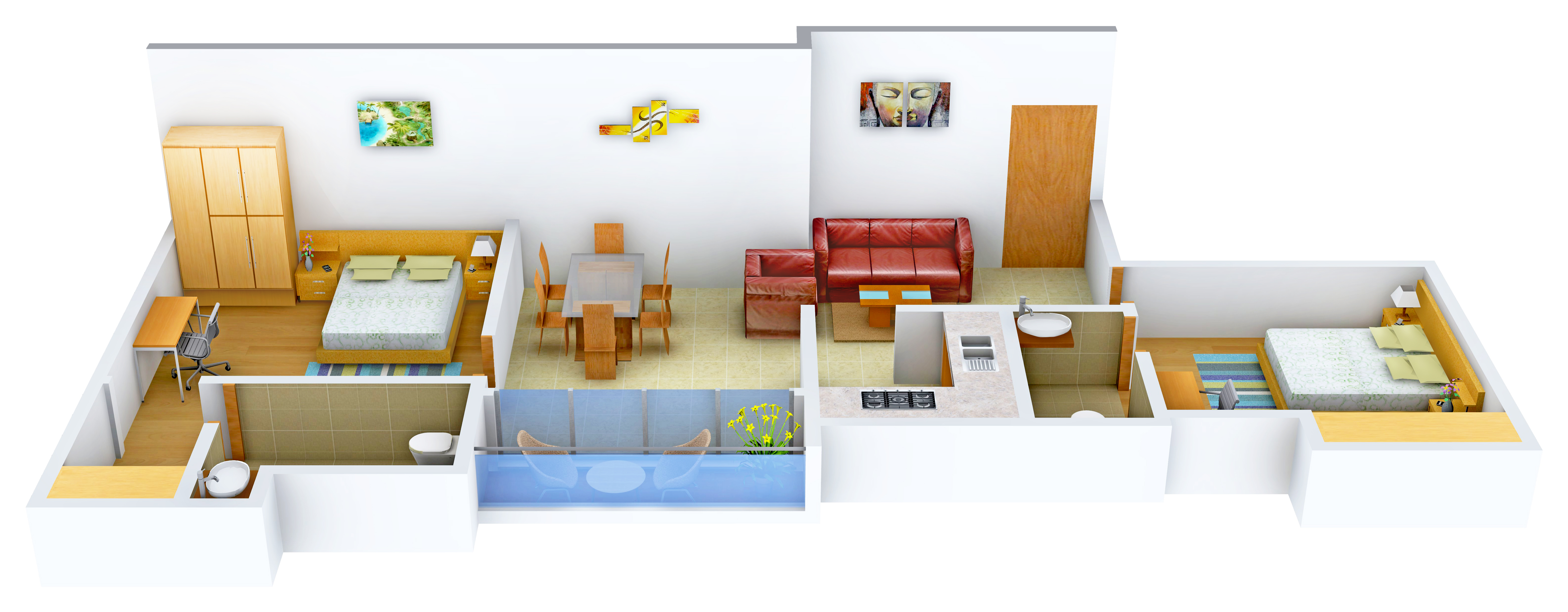 3DFloorPlan of Prudent Habitat