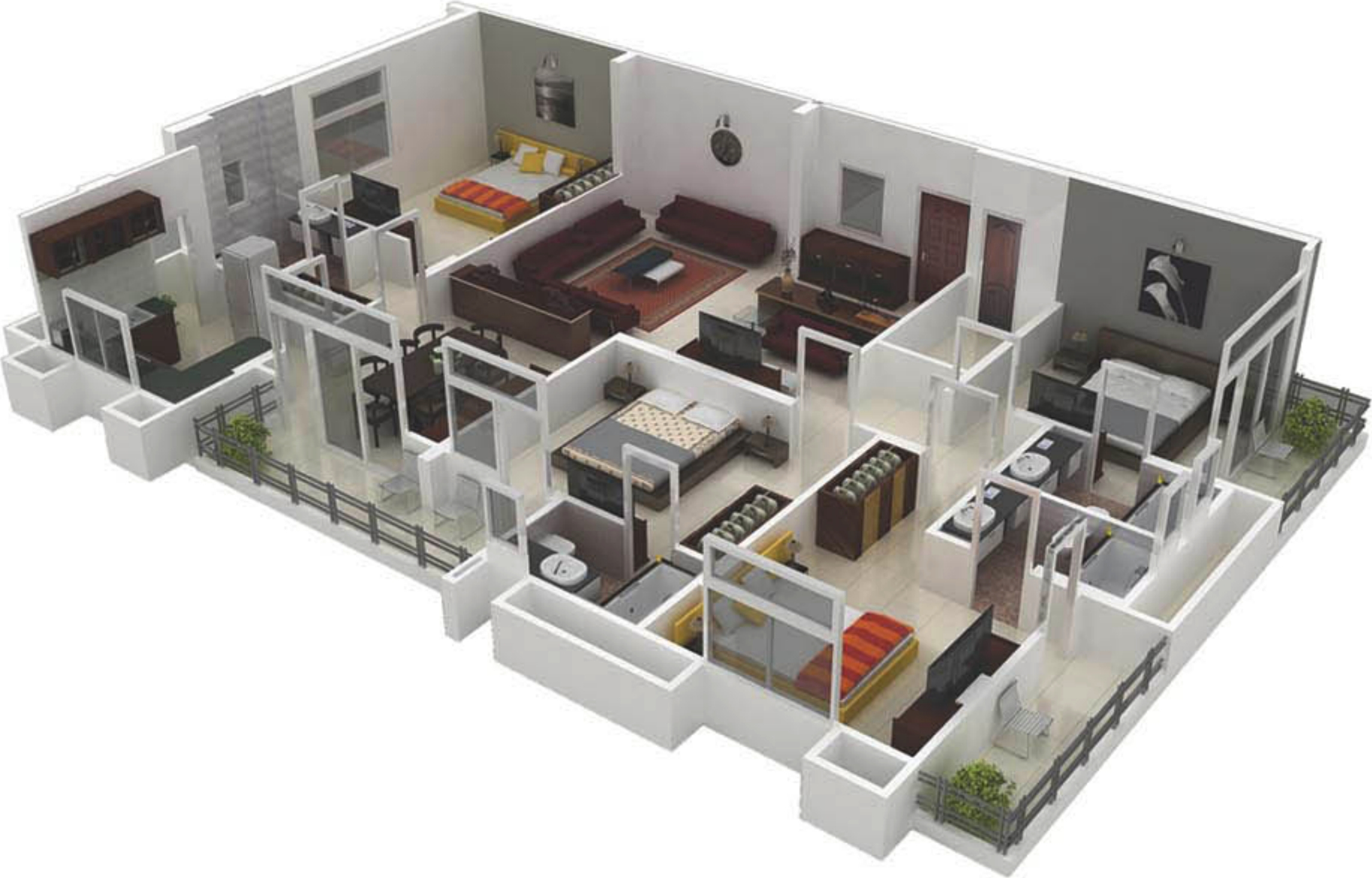 3DFloorPlan of Okay Plus Anand