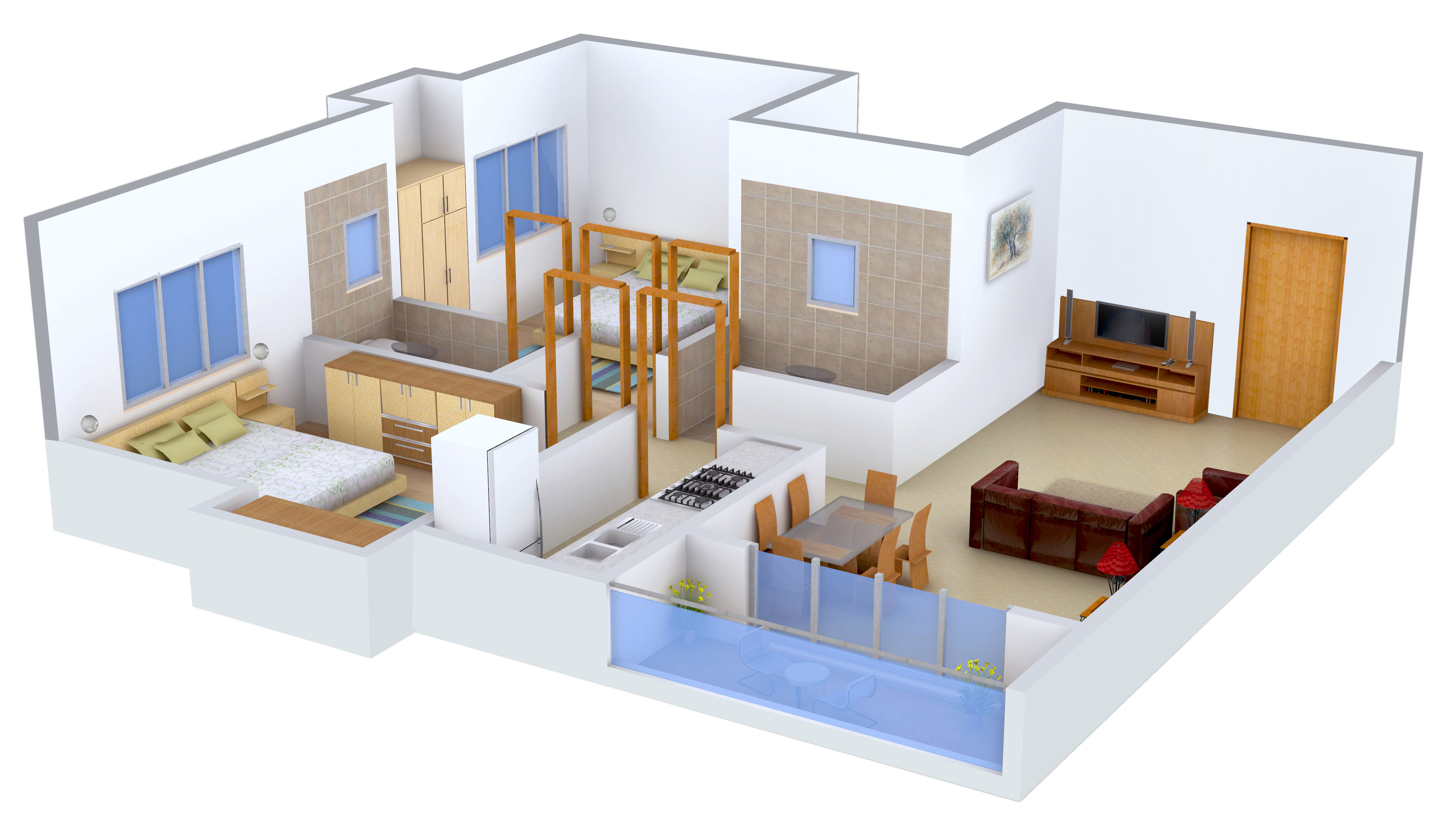 3DFloorPlan of Baron Enclave
