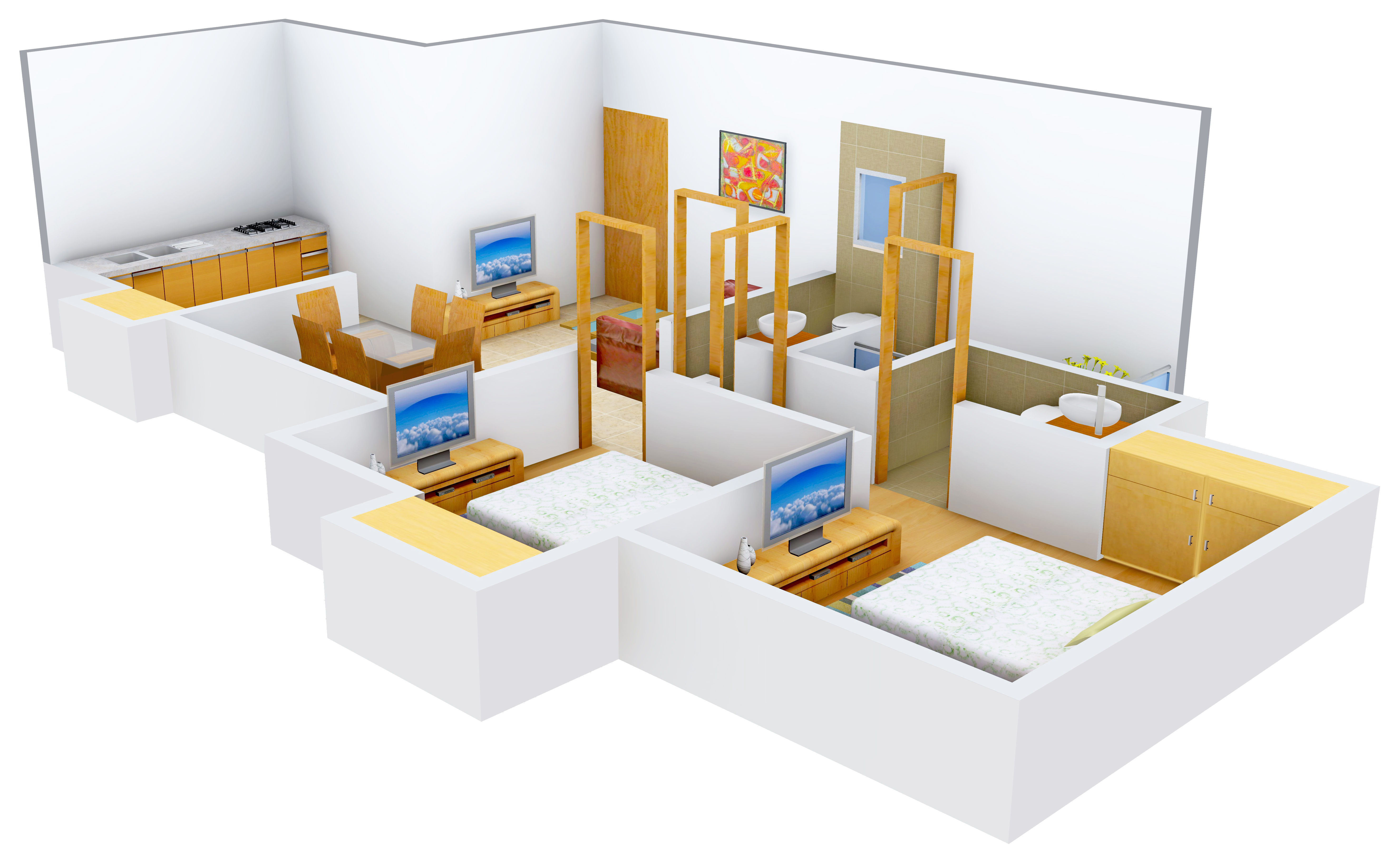 3DFloorPlan of DSS Mahavir Estella C D