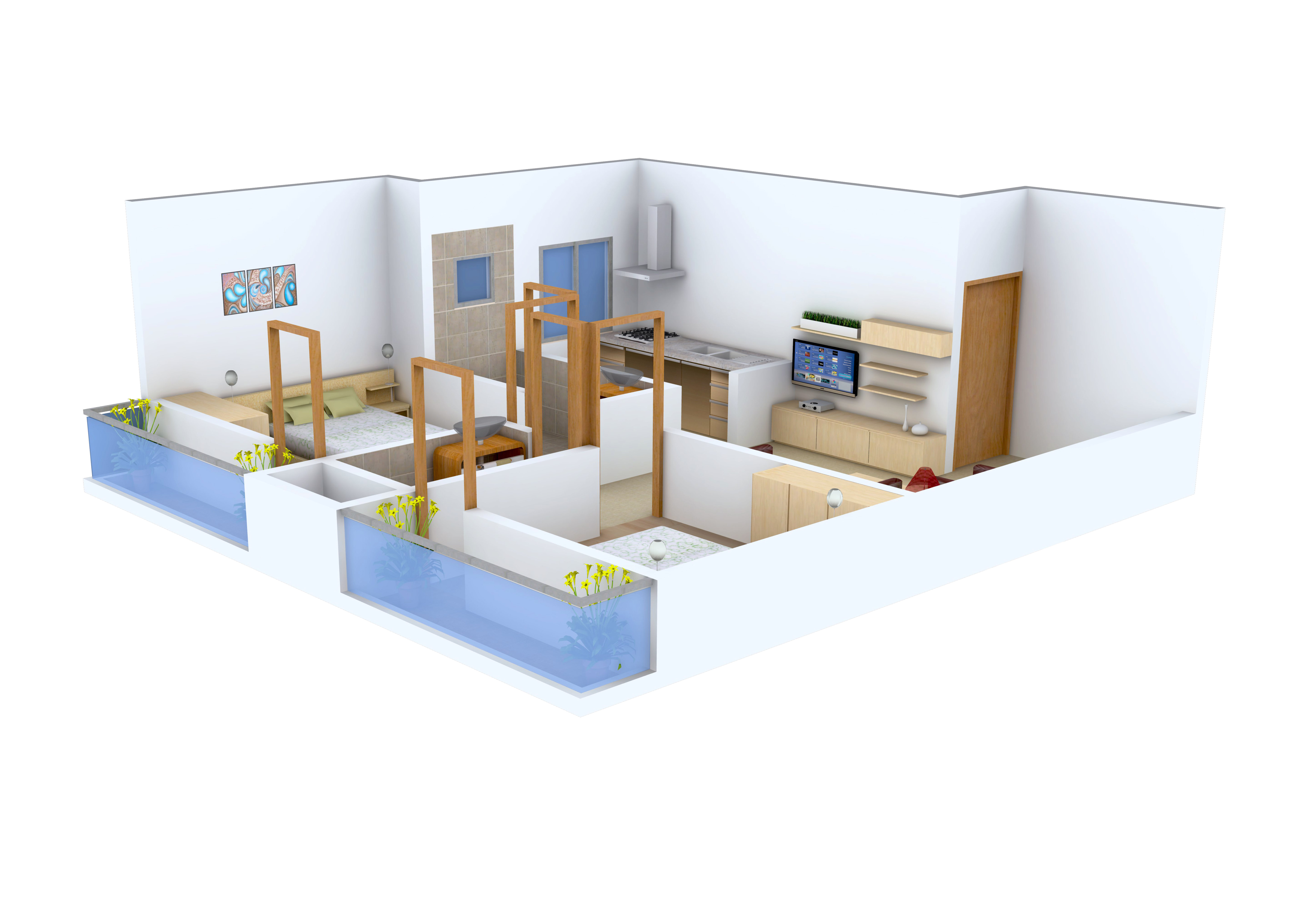 3DFloorPlan of CC Builders Lotus