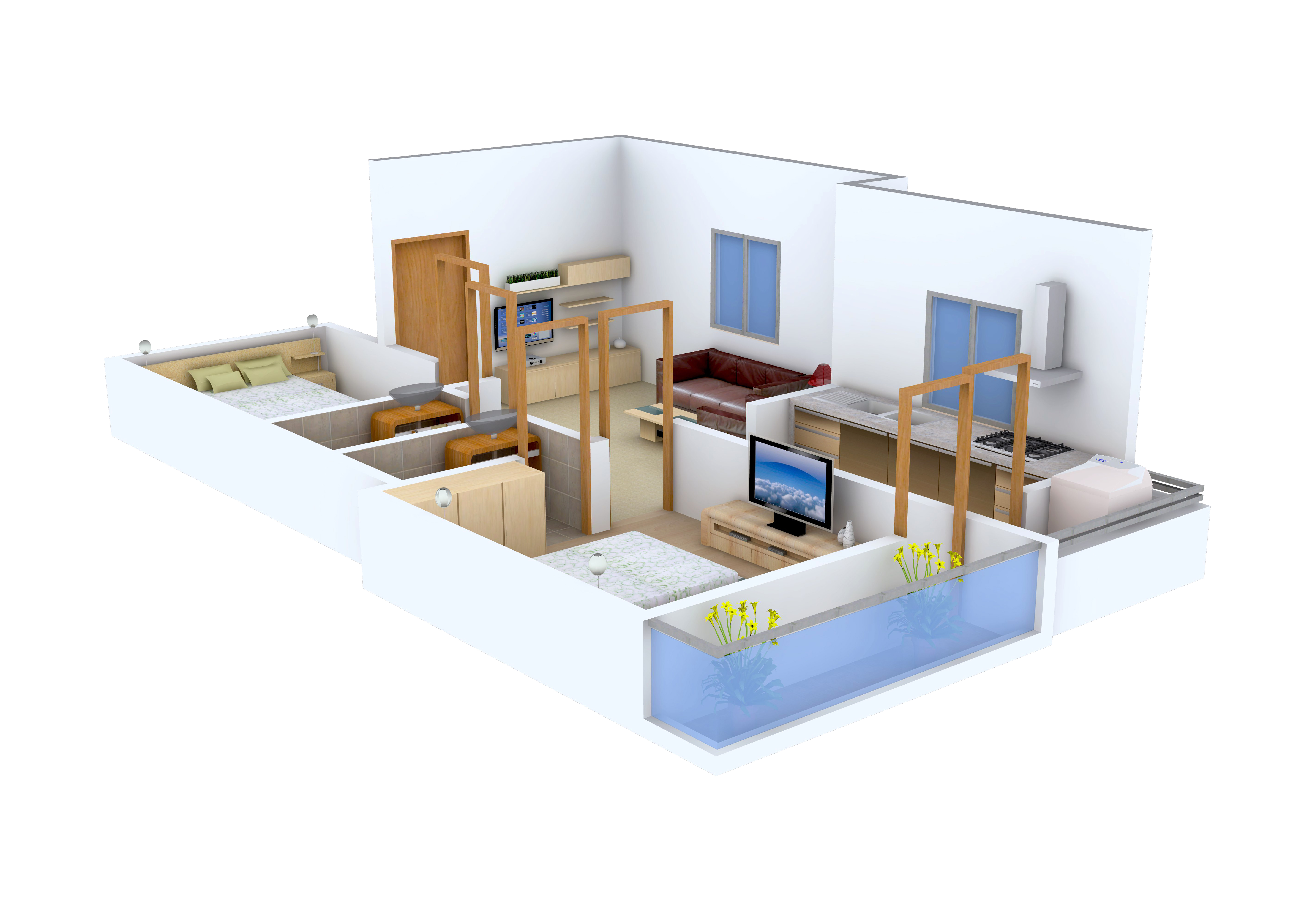 3DFloorPlan of CC Builders Lotus