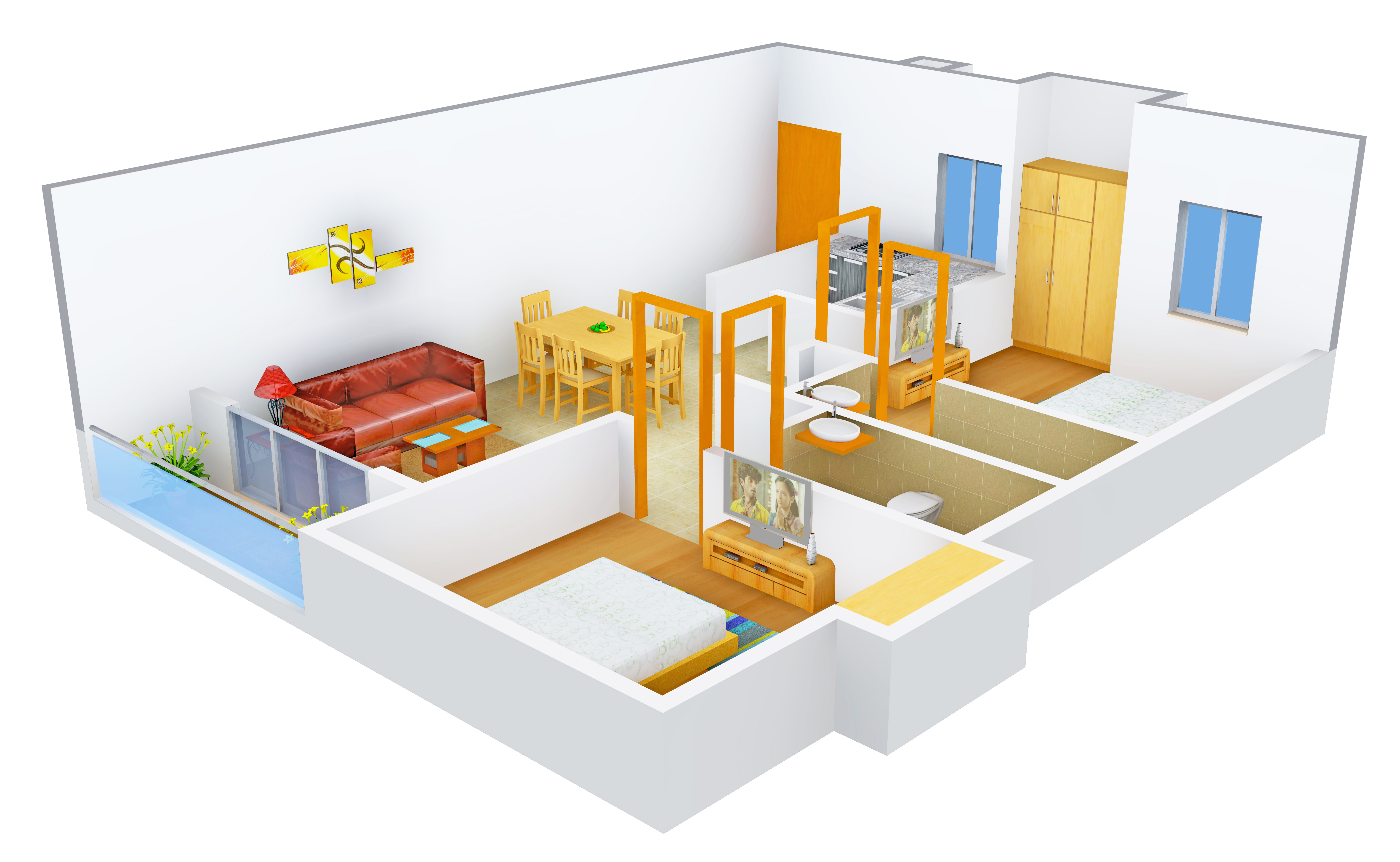 3DFloorPlan of Aspirations Serenity