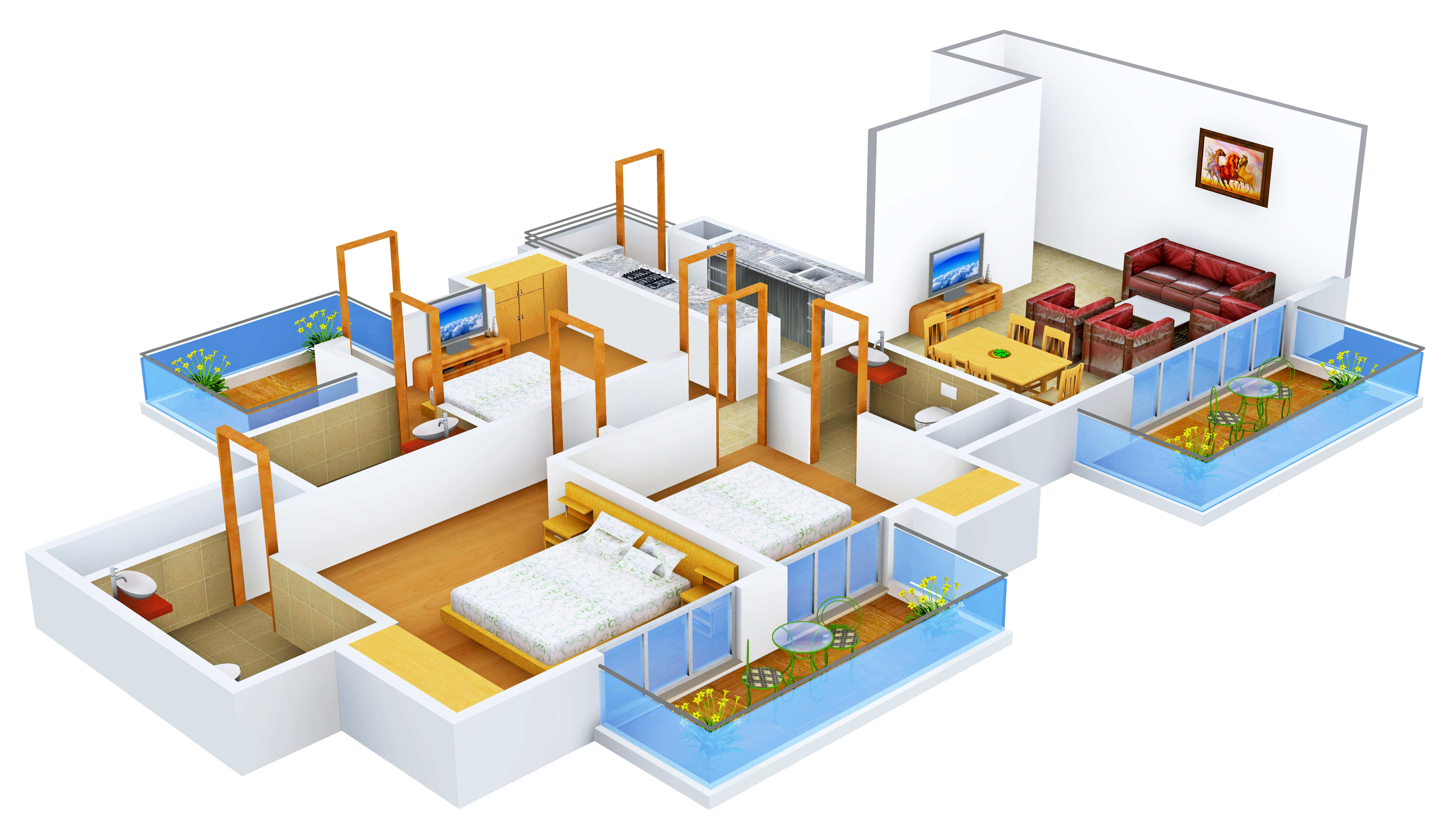 3DFloorPlan of CHD Vann