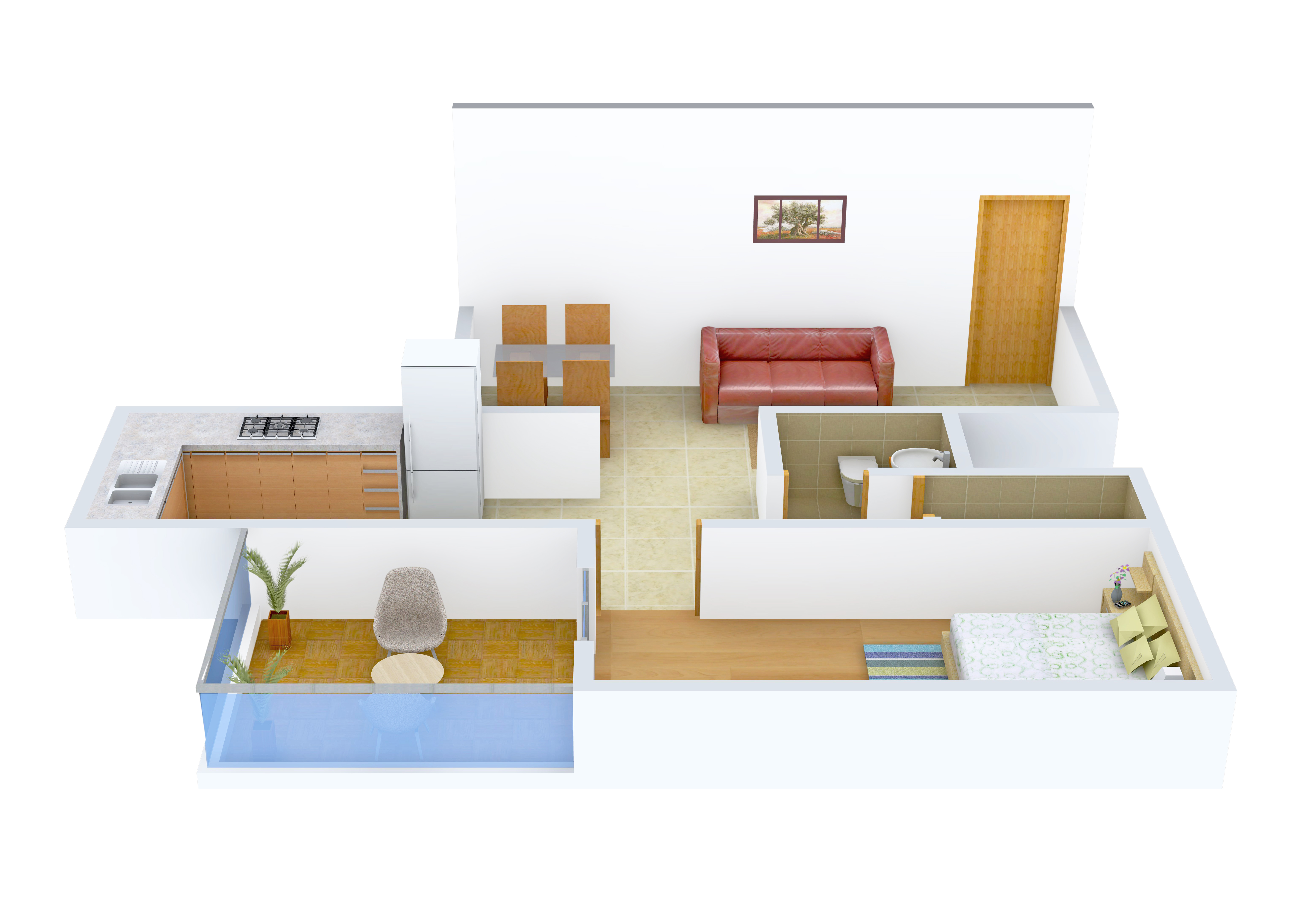 3DFloorPlan of Keystone Hills