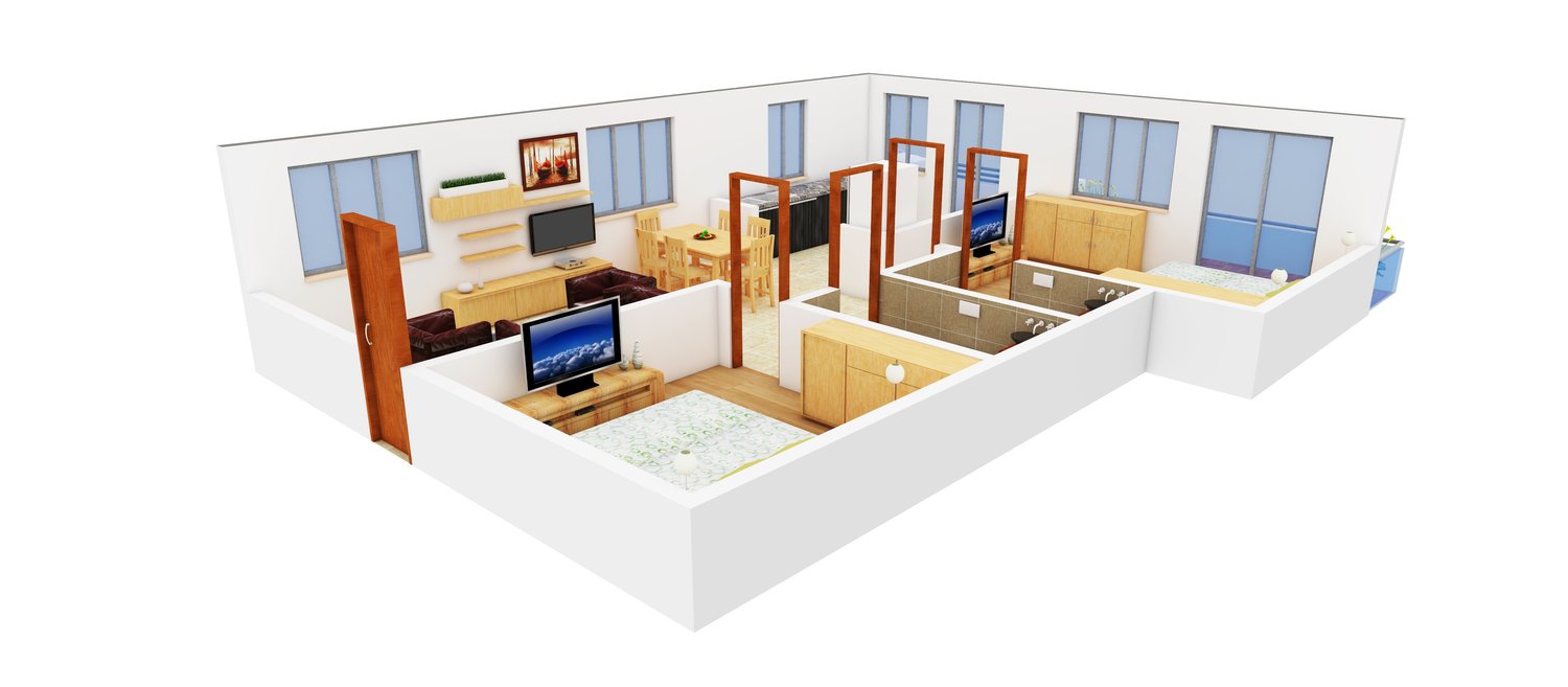 3DFloorPlan of Sri Krishna Tulip