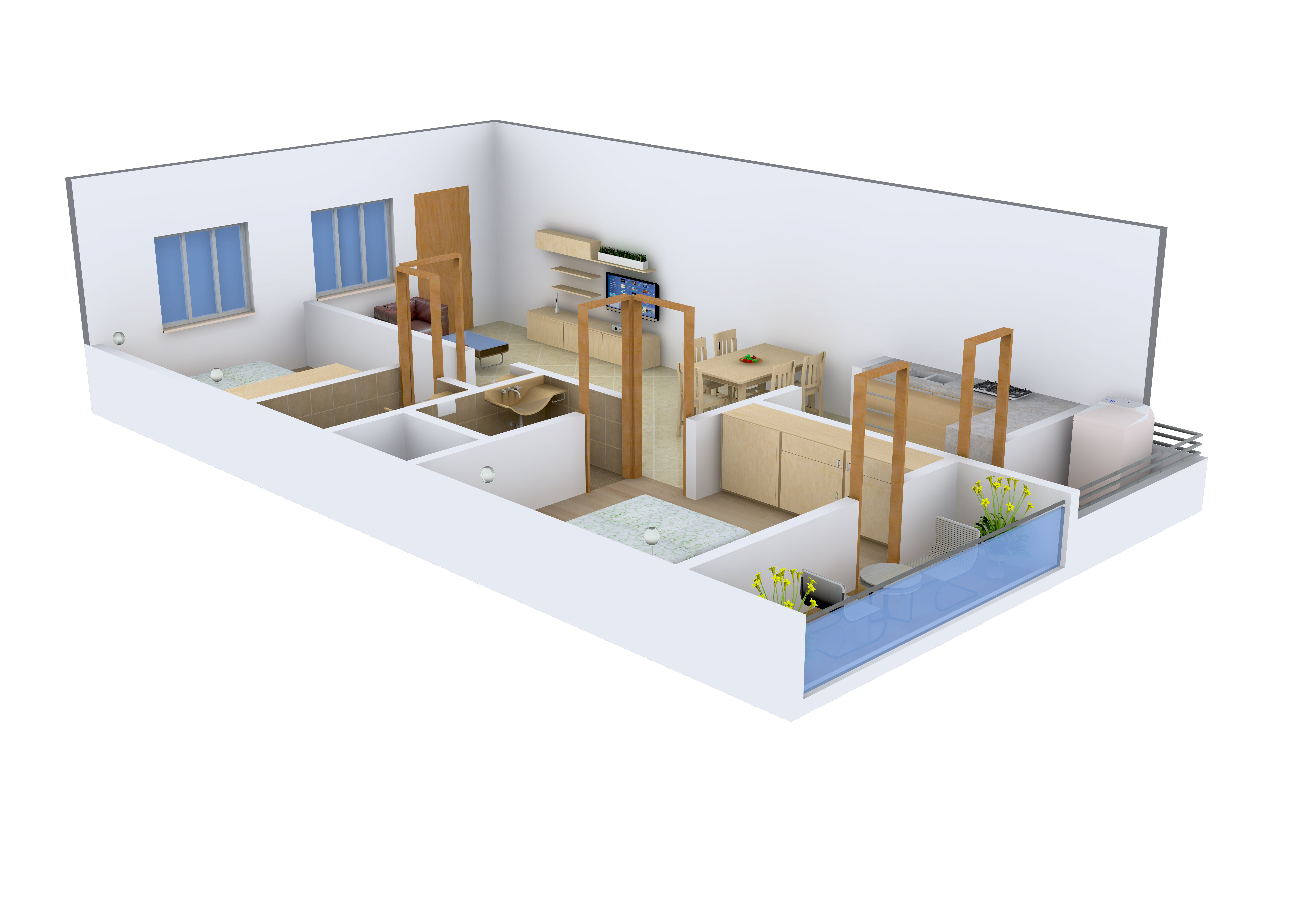 3DFloorPlan of Mahaghar Vajra