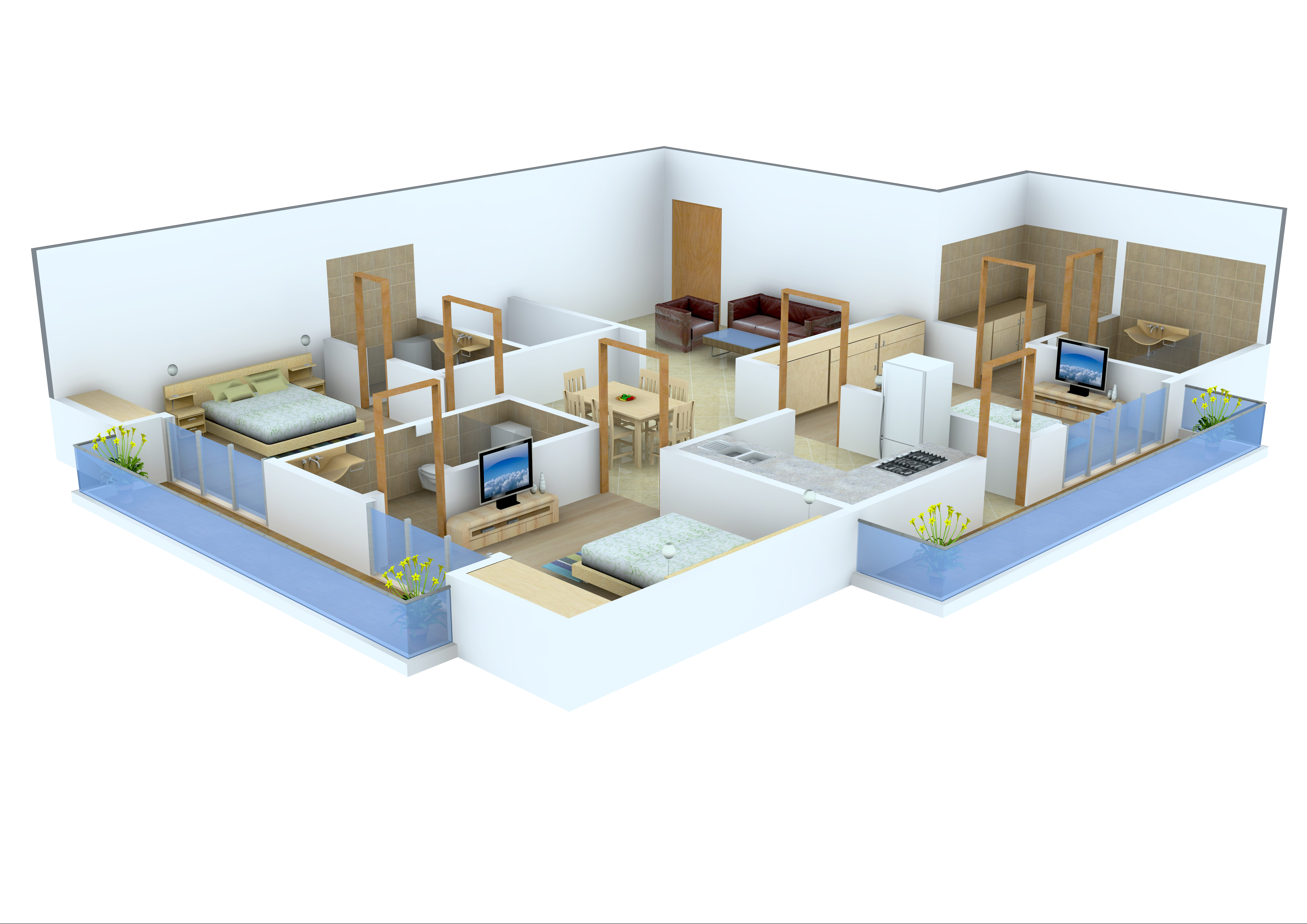 3DFloorPlan of Nalanda Grand