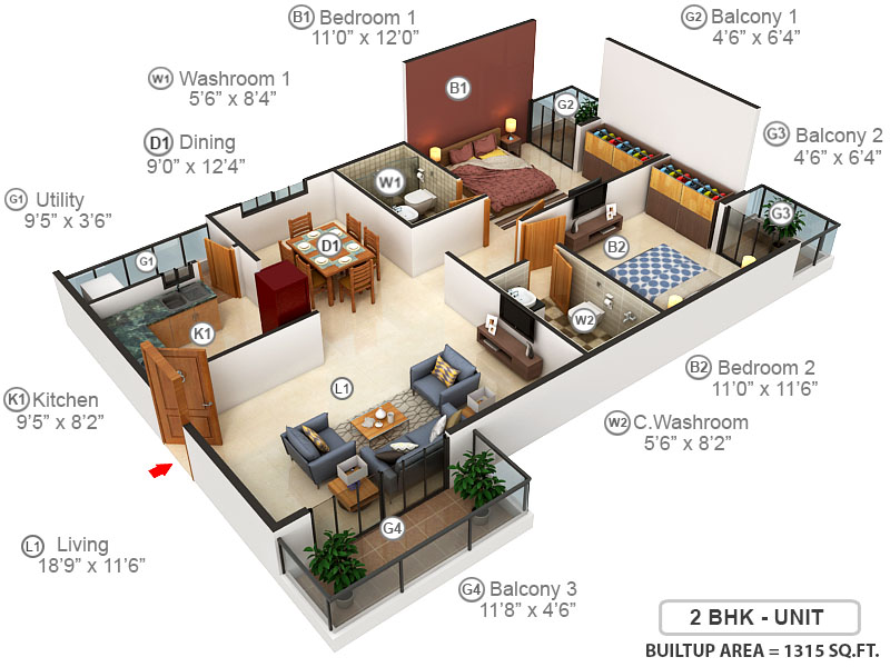 3DFloorPlan of ATZ Estrella
