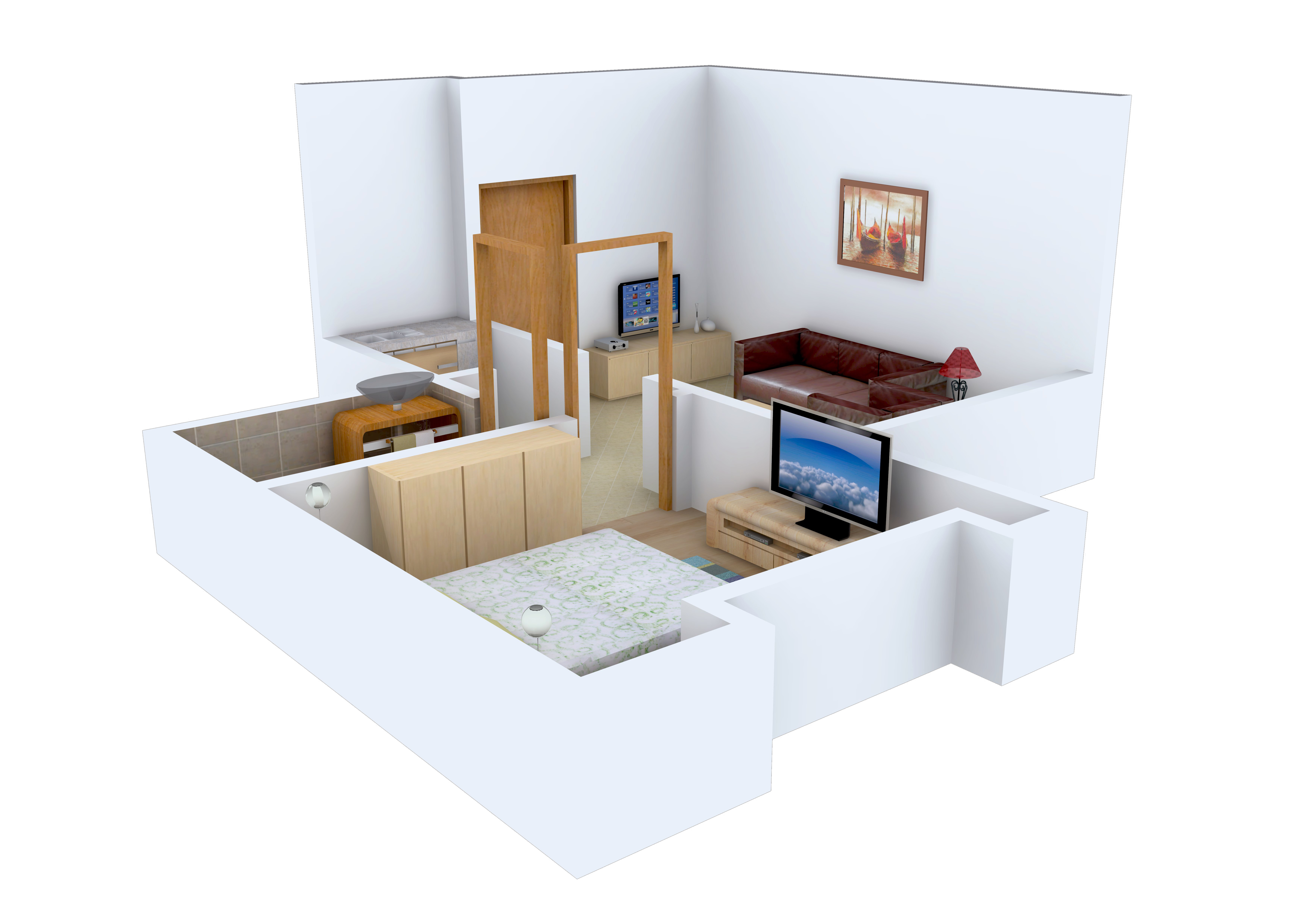 3DFloorPlan of Vasudha Etasha