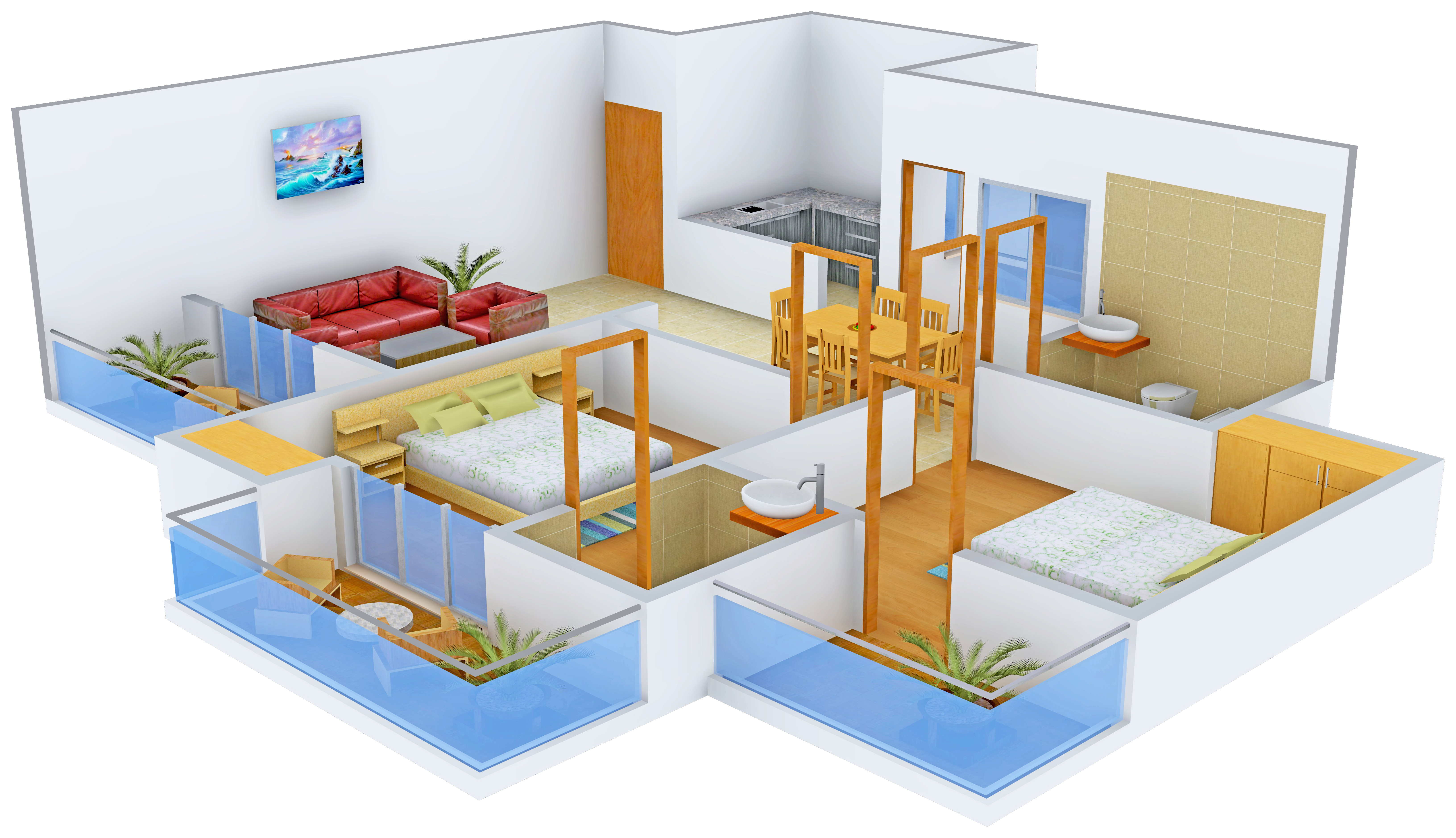 3DFloorPlan of Care The Alien Court