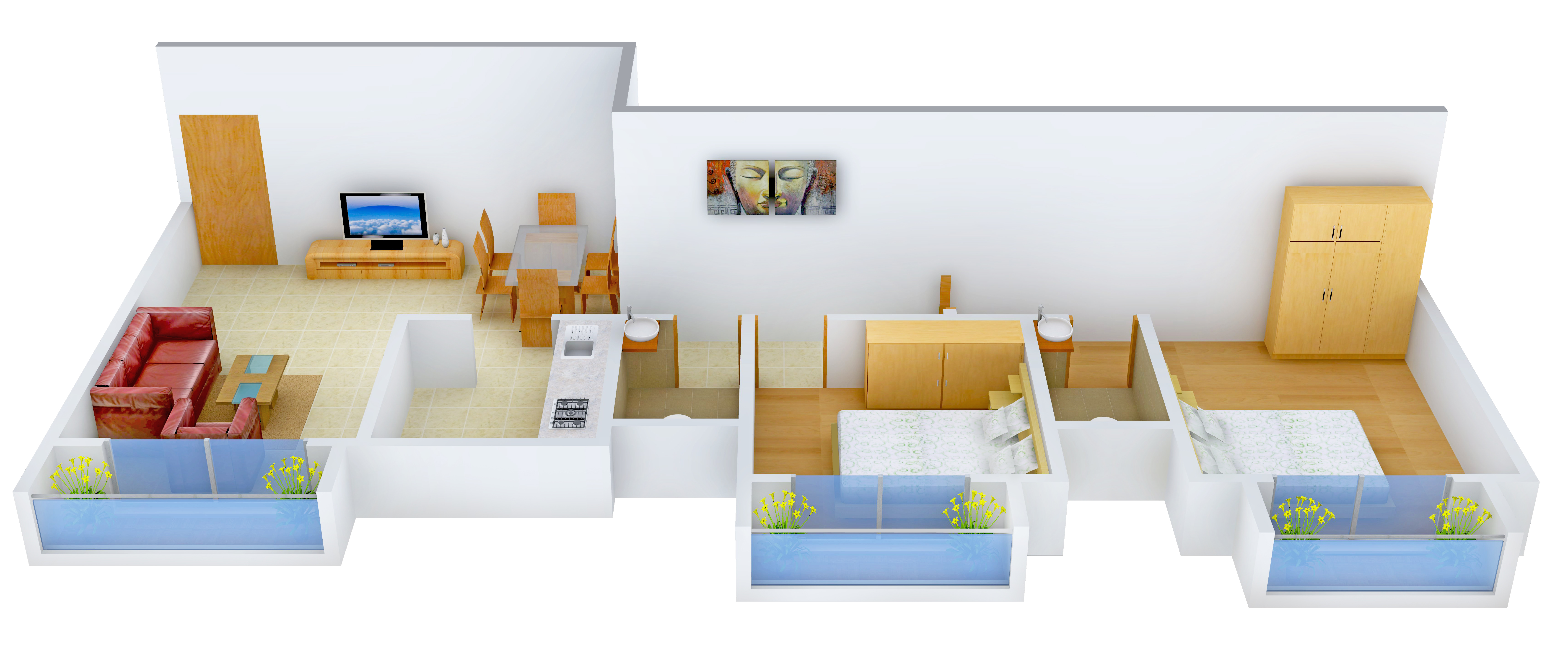 3DFloorPlan of Aristo Imperial