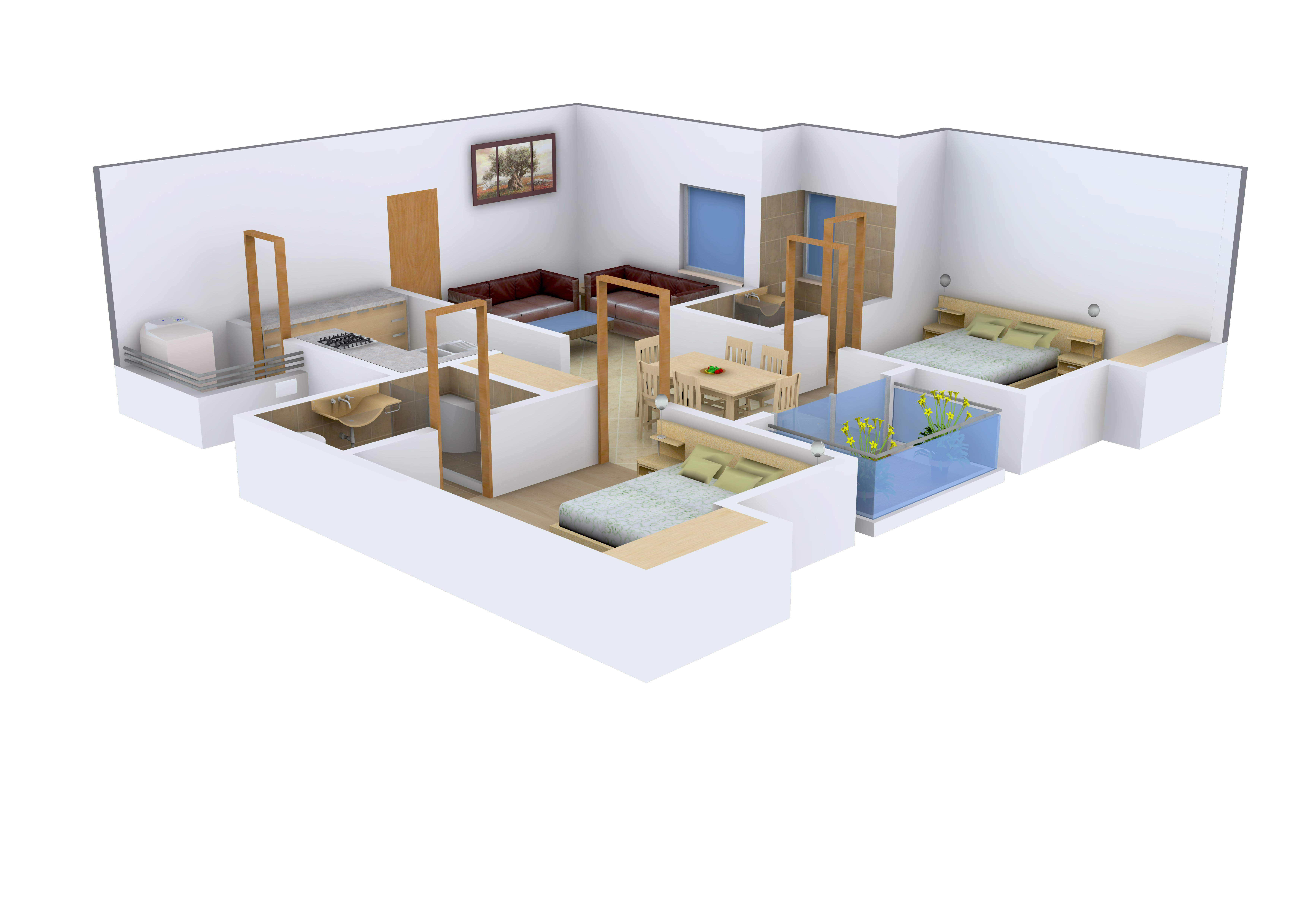 3DFloorPlan of Rainbow Paradise