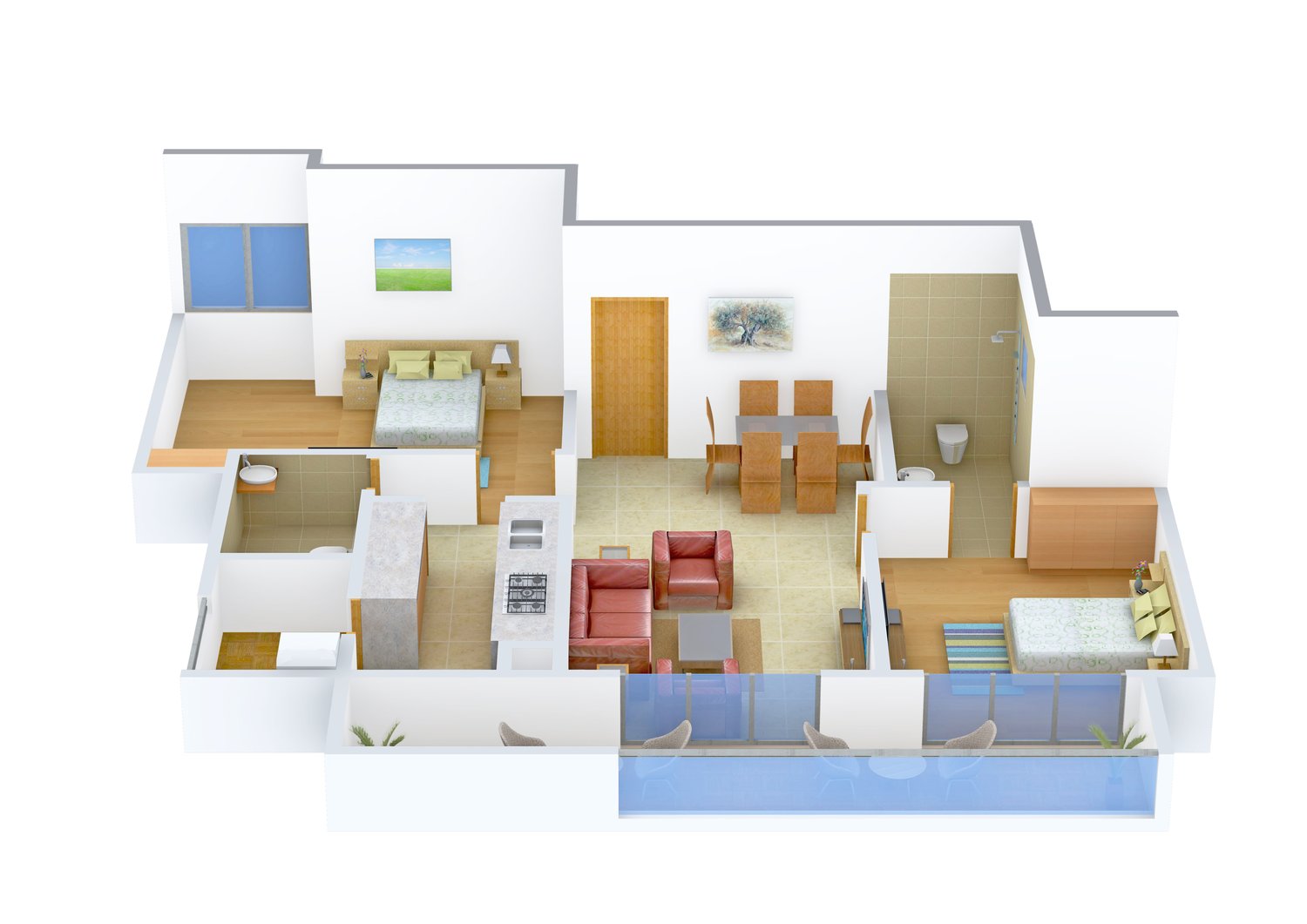 3DFloorPlan of KPR Sunrise Square