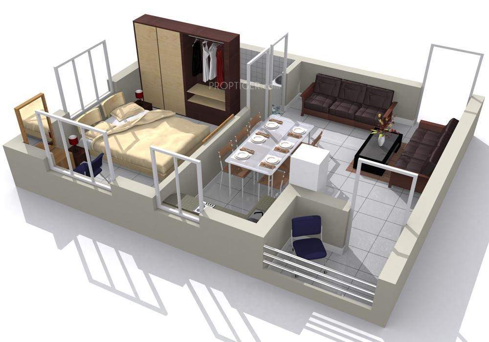 3DFloorPlan of Sudarshan Sudarshan Vatika