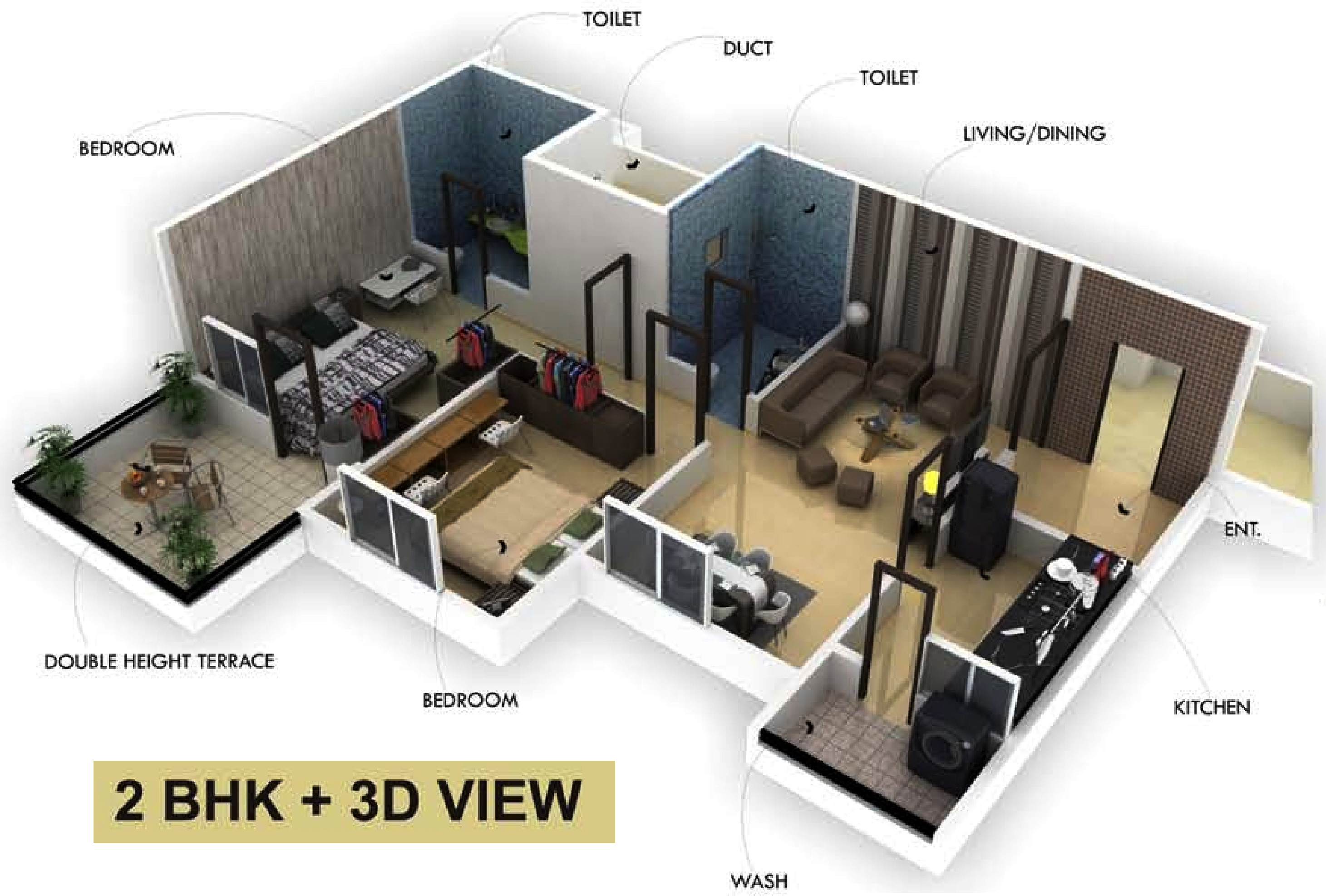 3DFloorPlan of Sandeep Nilgiri
