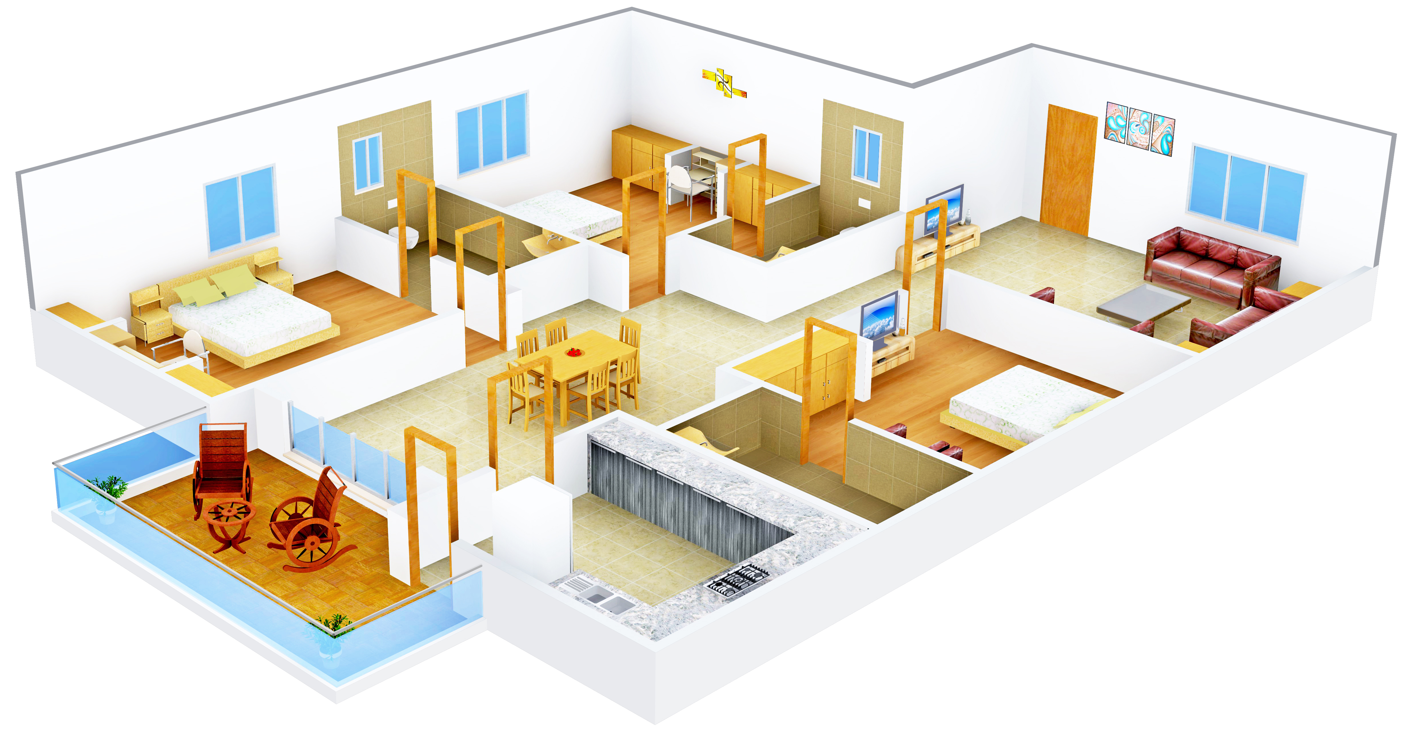 3DFloorPlan of Sew Estella