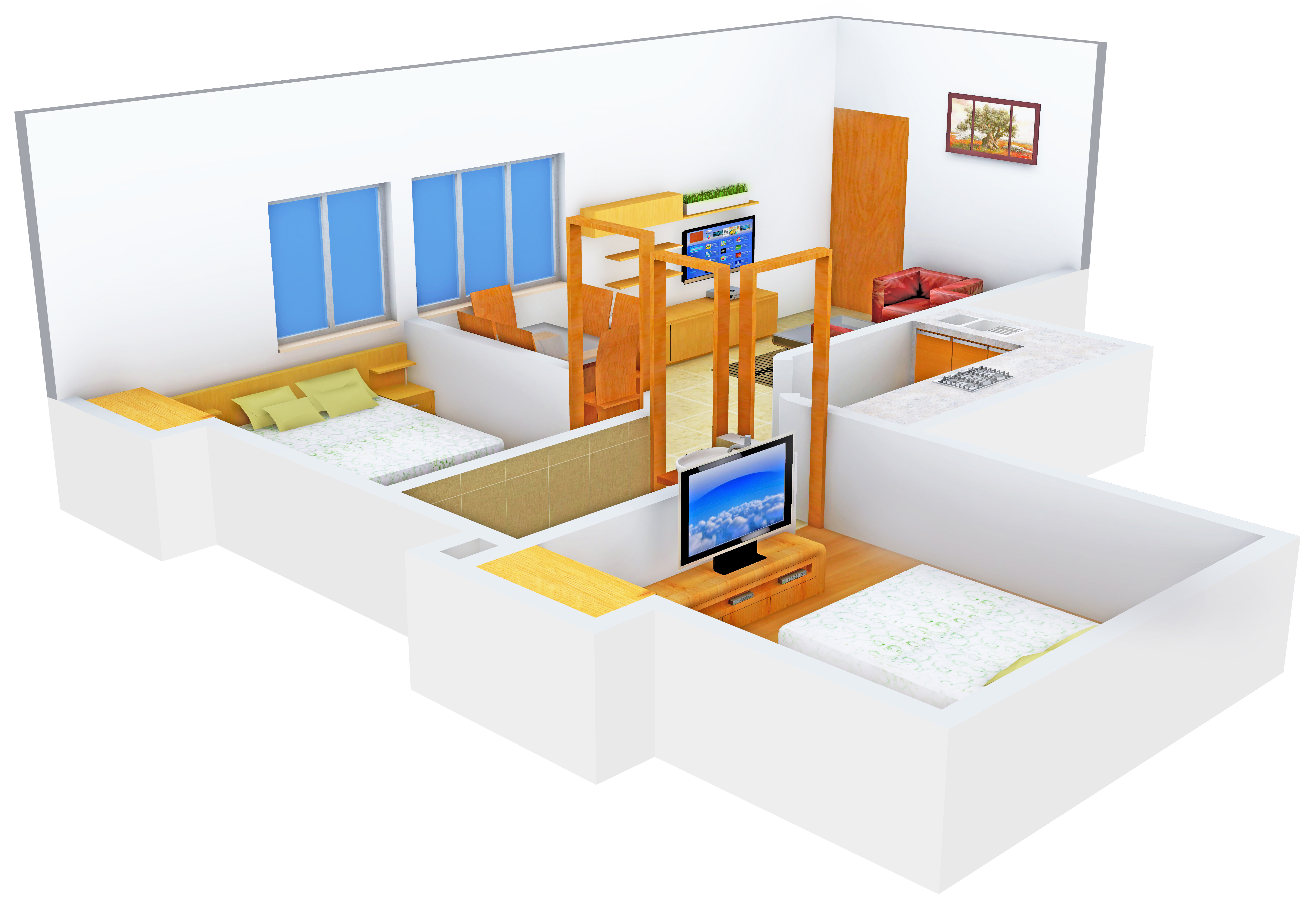 3DFloorPlan of Galaxy Midwinter