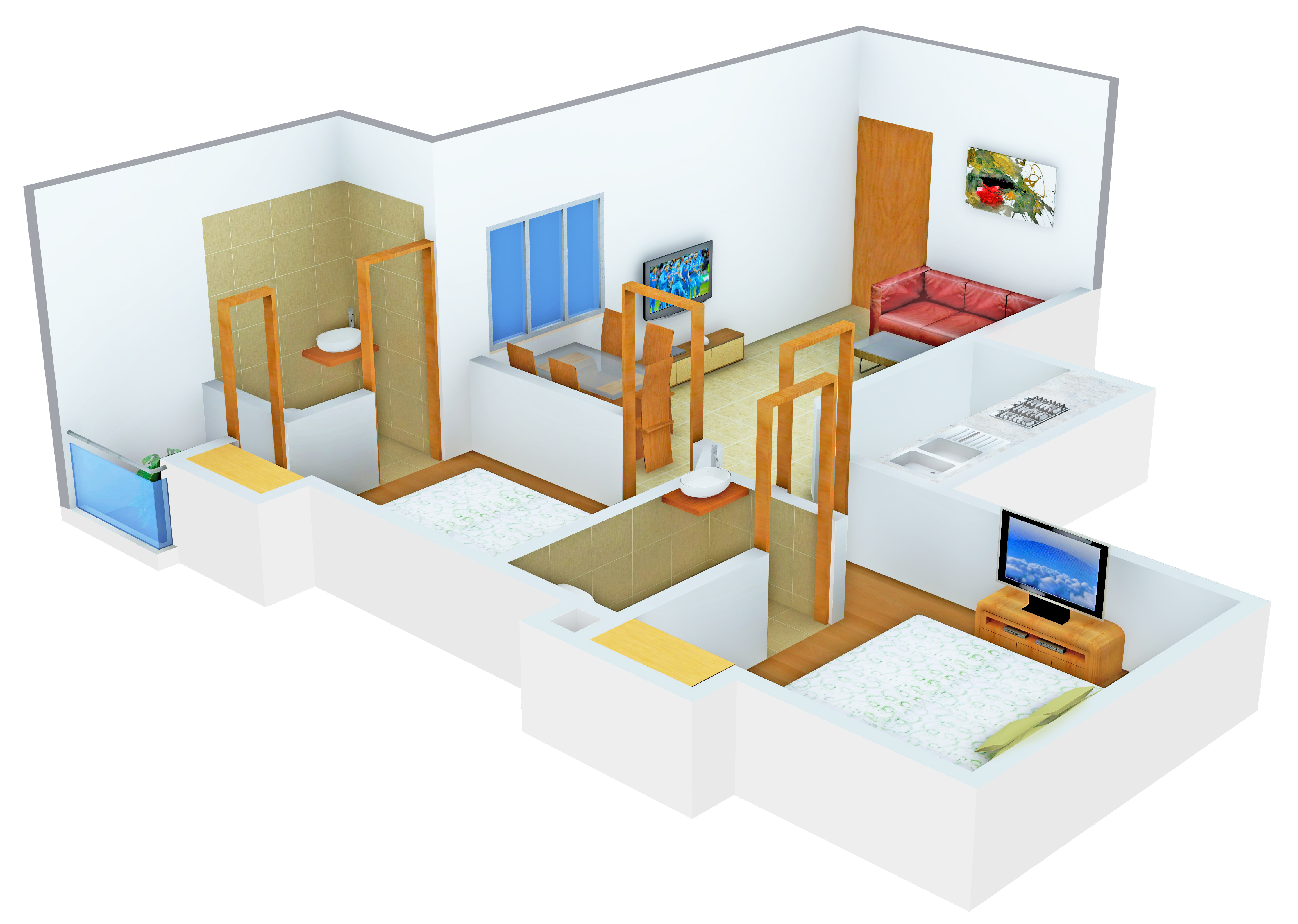 3DFloorPlan of Galaxy Midwinter