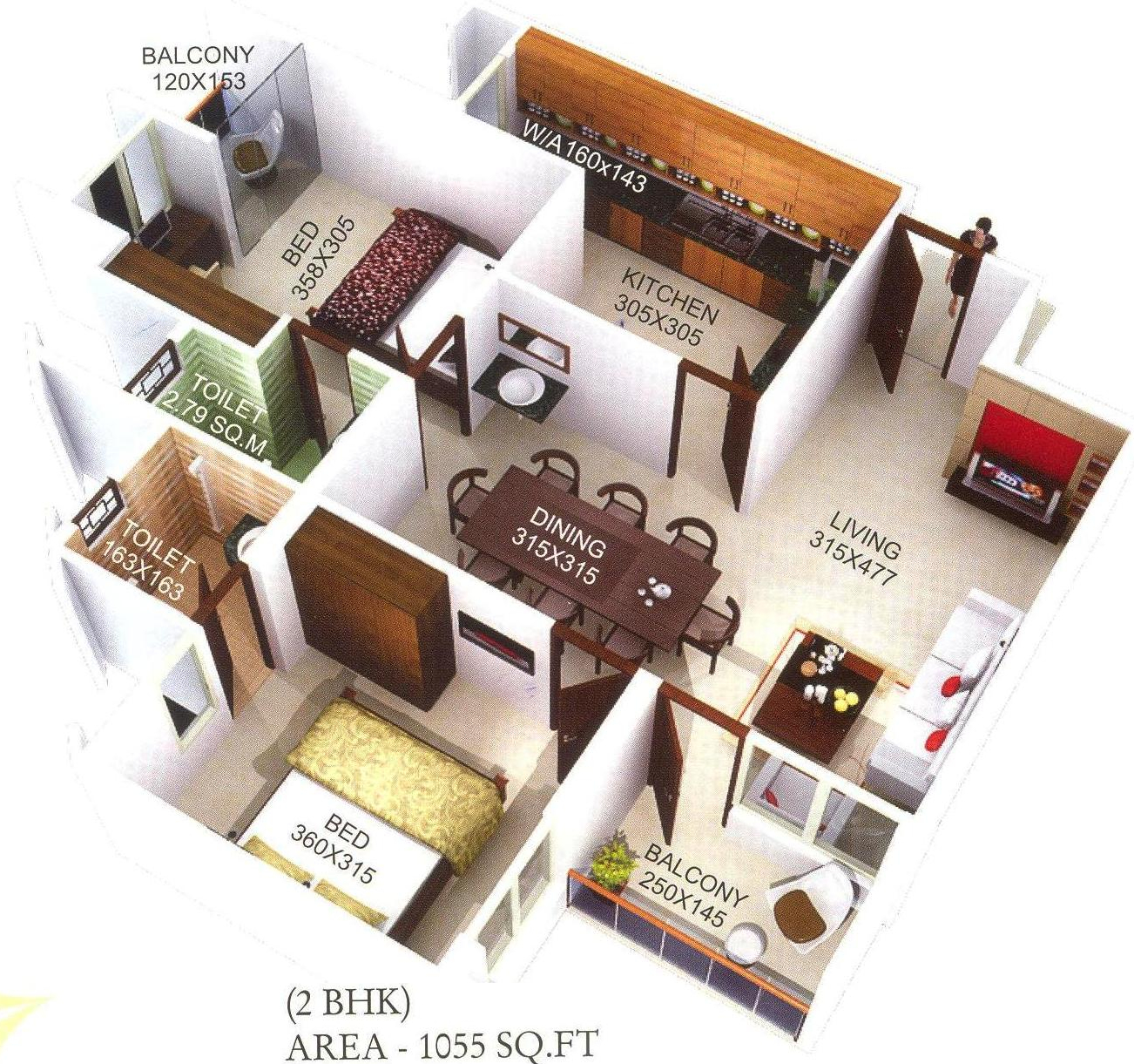 3DFloorPlan of Kent Mahal