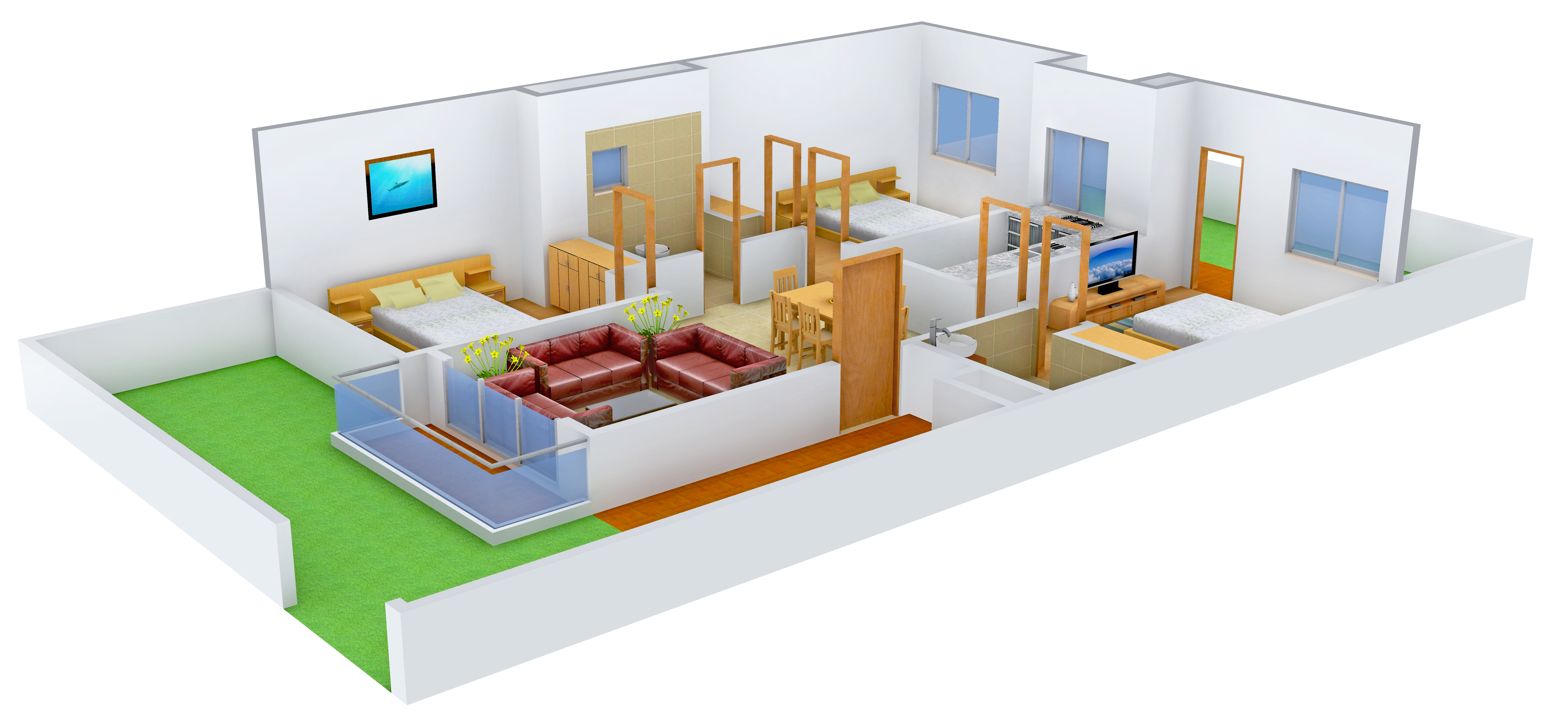 3DFloorPlan of Vision Savoy Greens