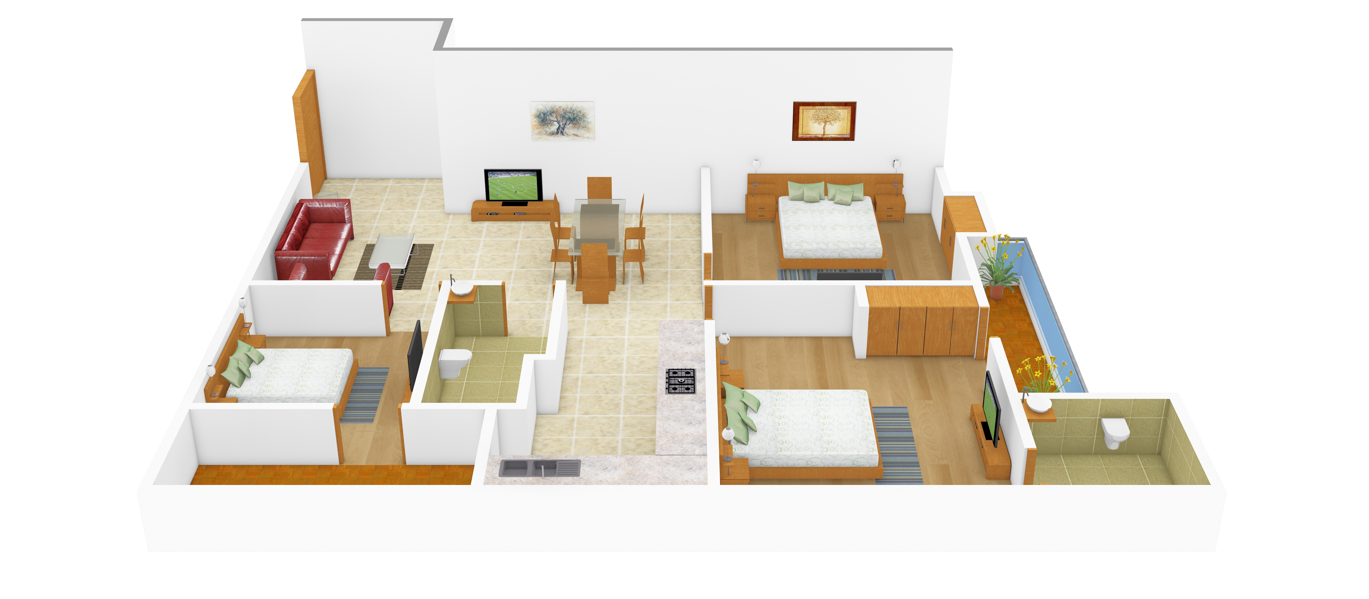 3DFloorPlan of RLB Casa