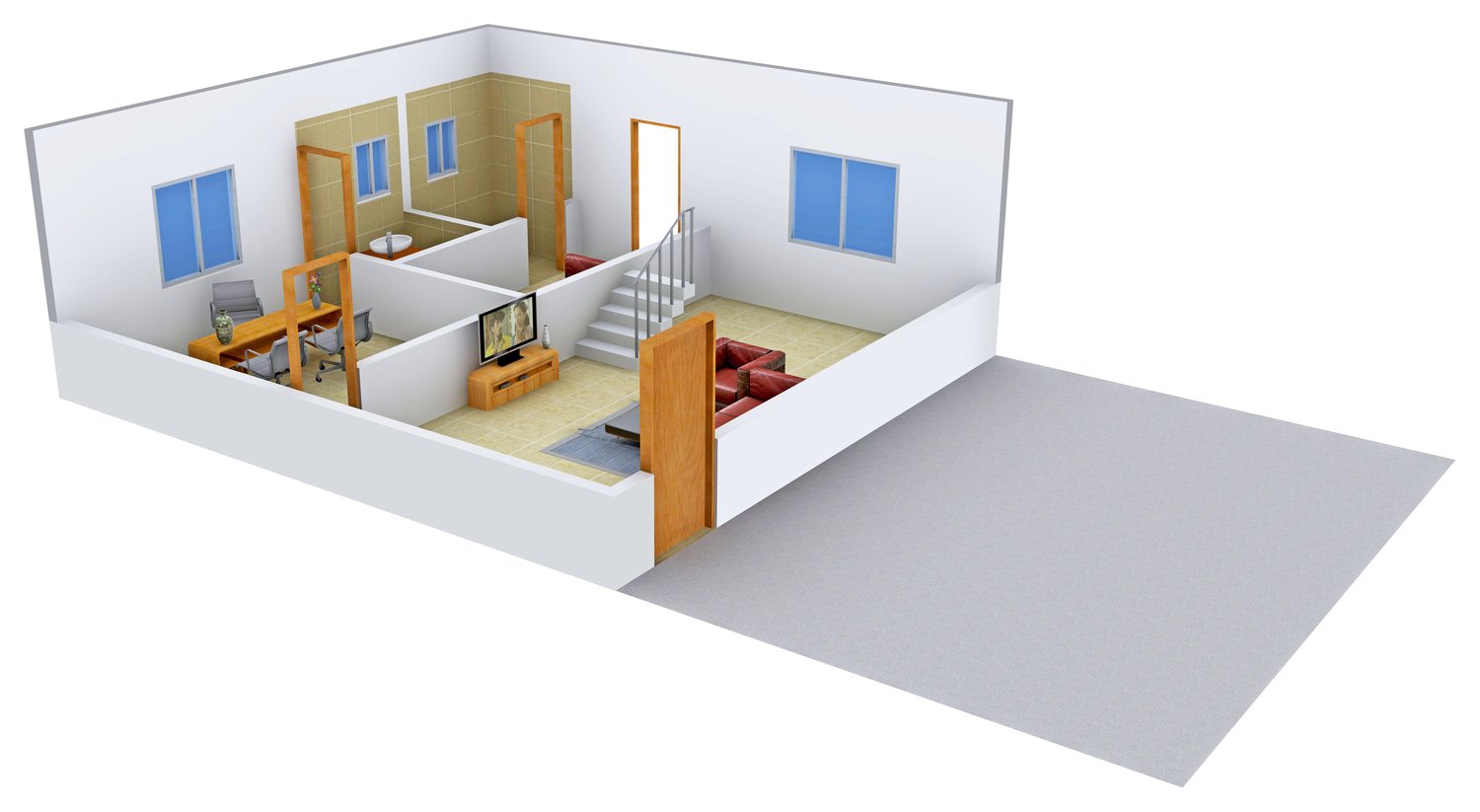 3DFloorPlan of Srinivasa Thiru Sankalp