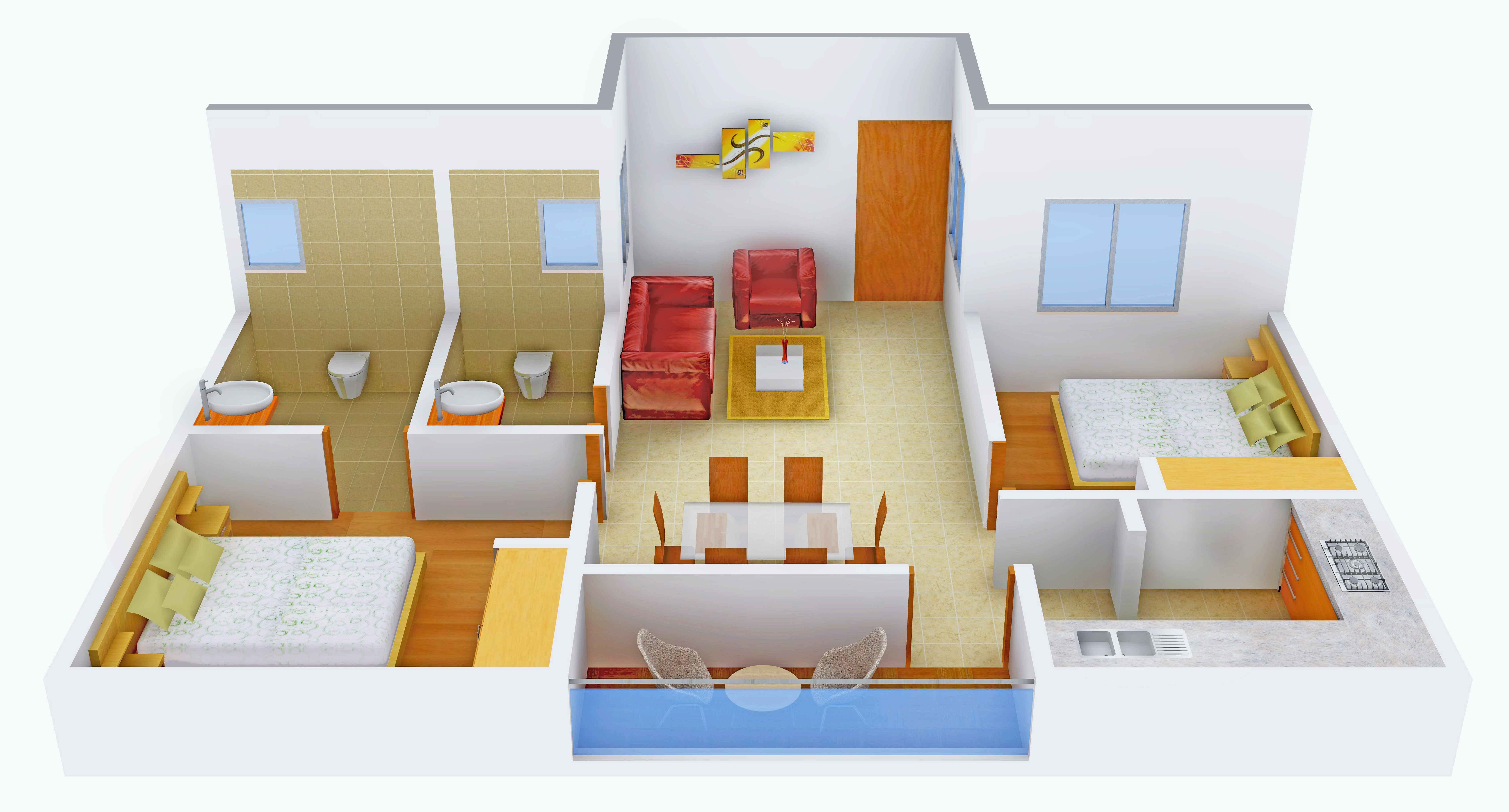 3DFloorPlan of Annai Arisha