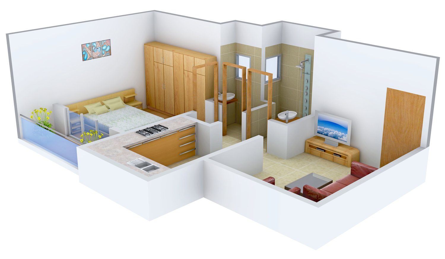 3DFloorPlan of Thanekar Hillcrest