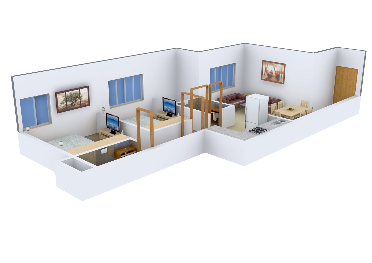 3DFloorPlan of Crescent Residency