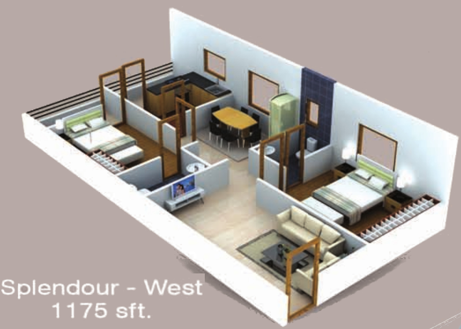 3DFloorPlan of Sardar Nest