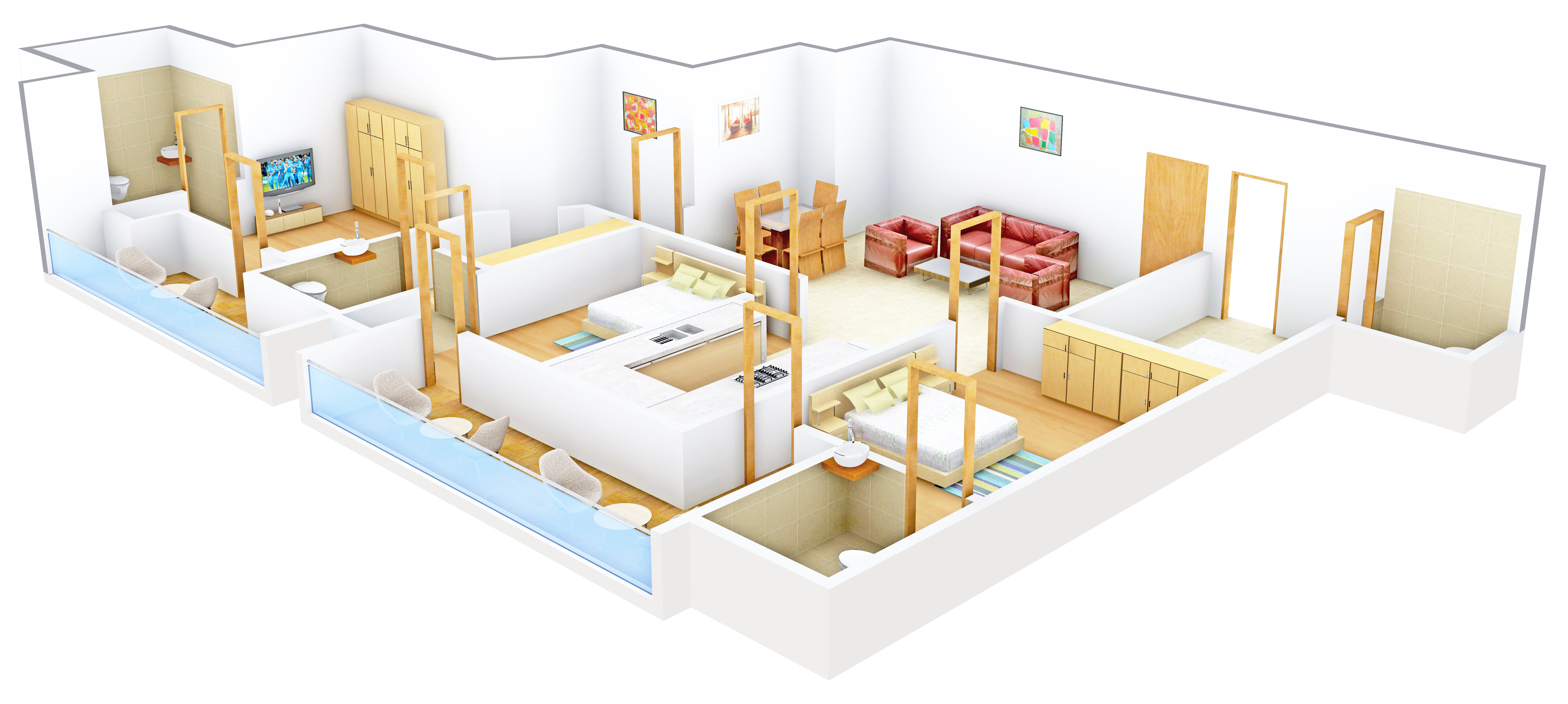 3DFloorPlan of Sanjar Gold