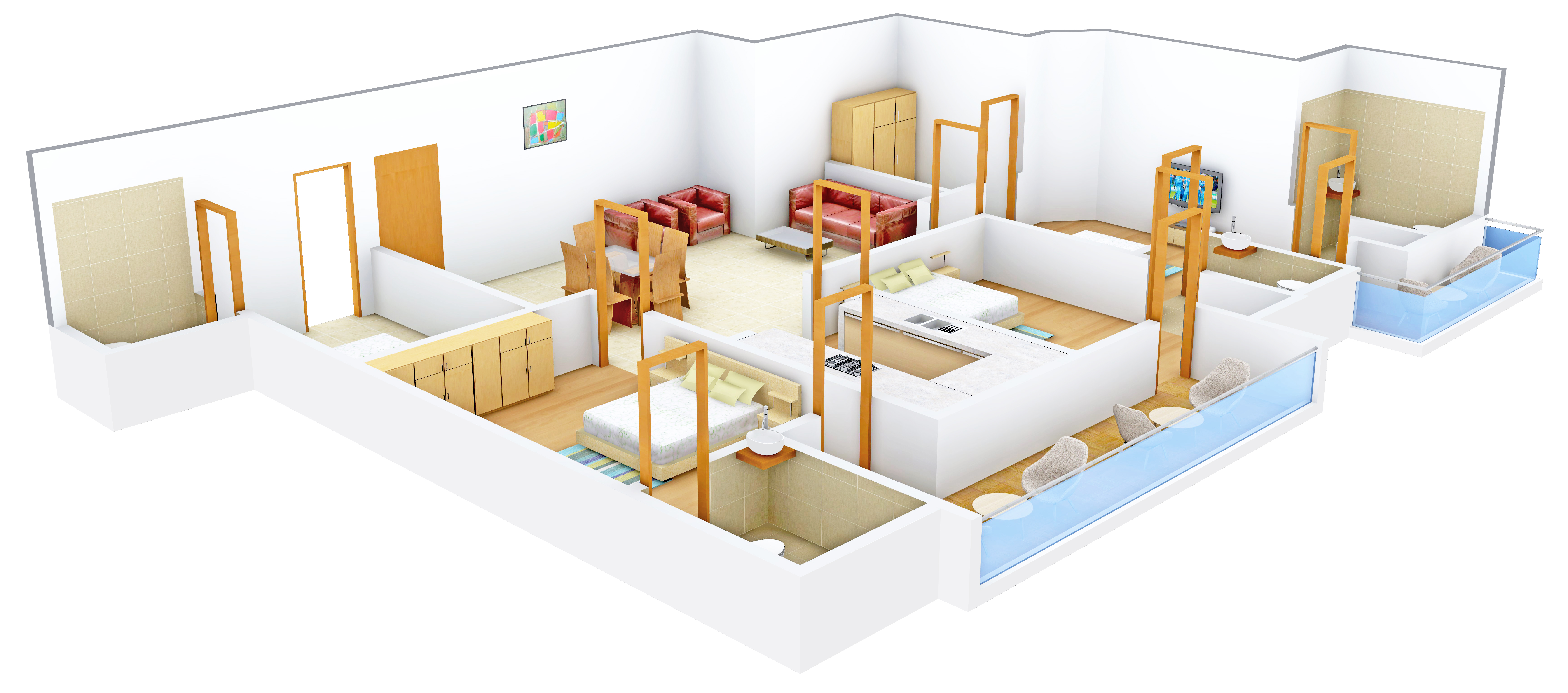 3DFloorPlan of Sanjar Gold