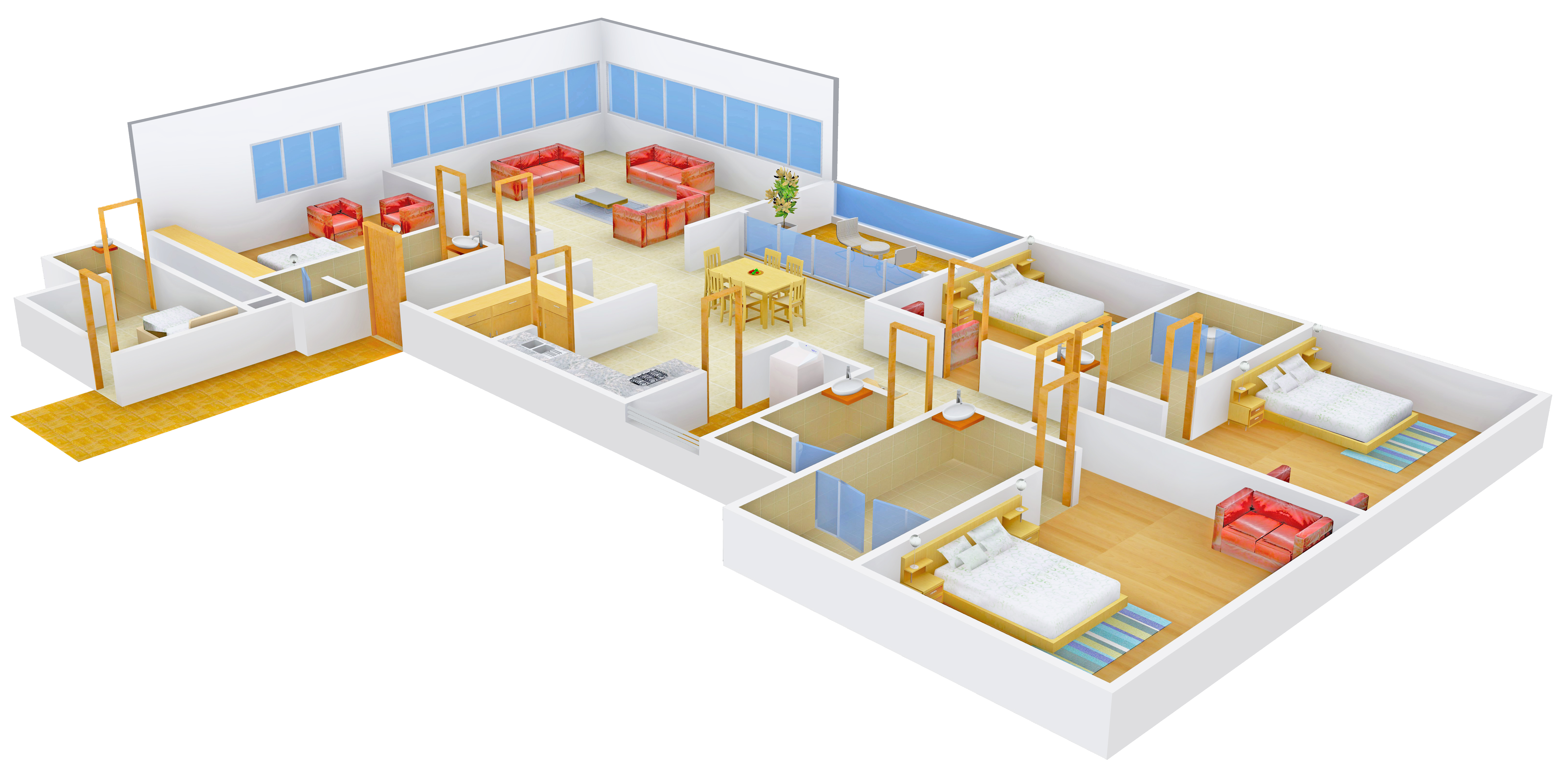 3DFloorPlan of Imperial Blossom
