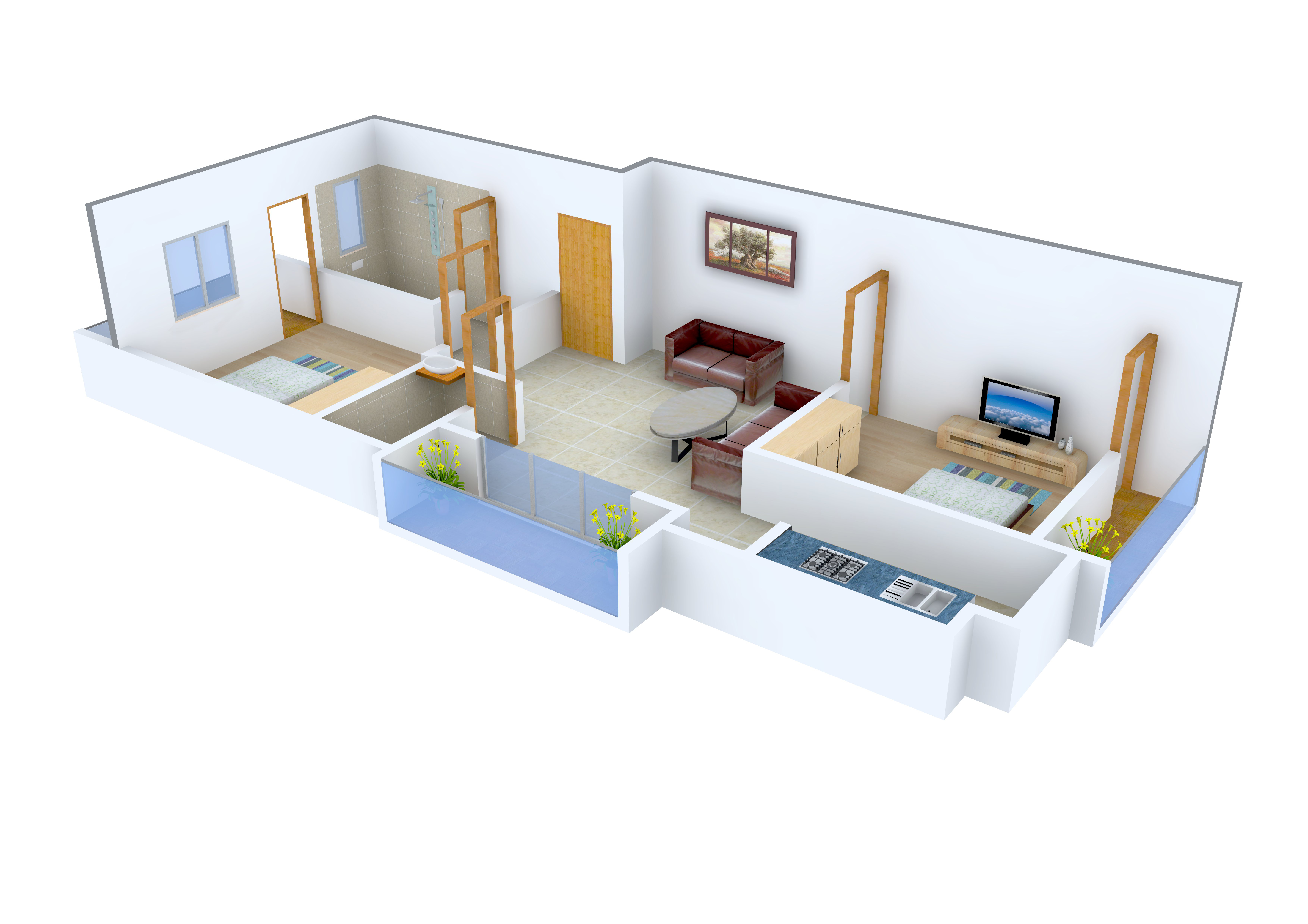 3DFloorPlan of EGB Sangamam