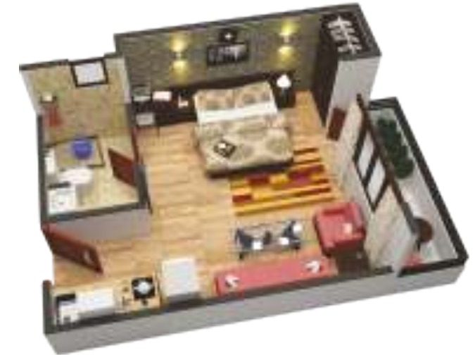 3DFloorPlan of Exalter Mountain View