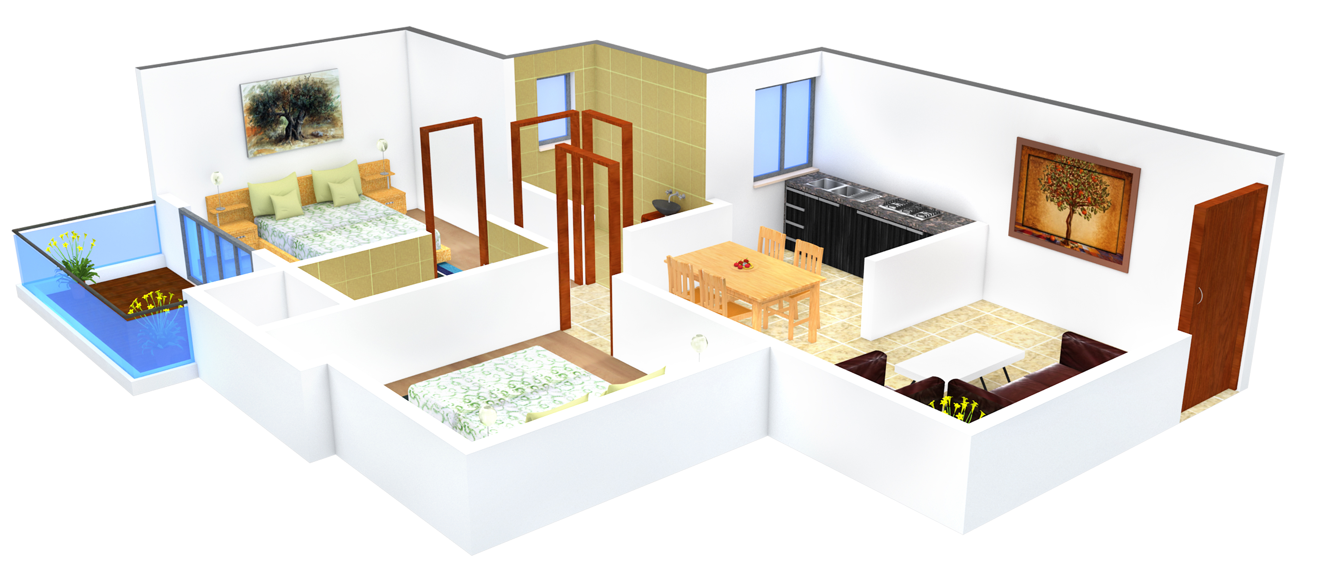 3DFloorPlan of Navratna Exotica