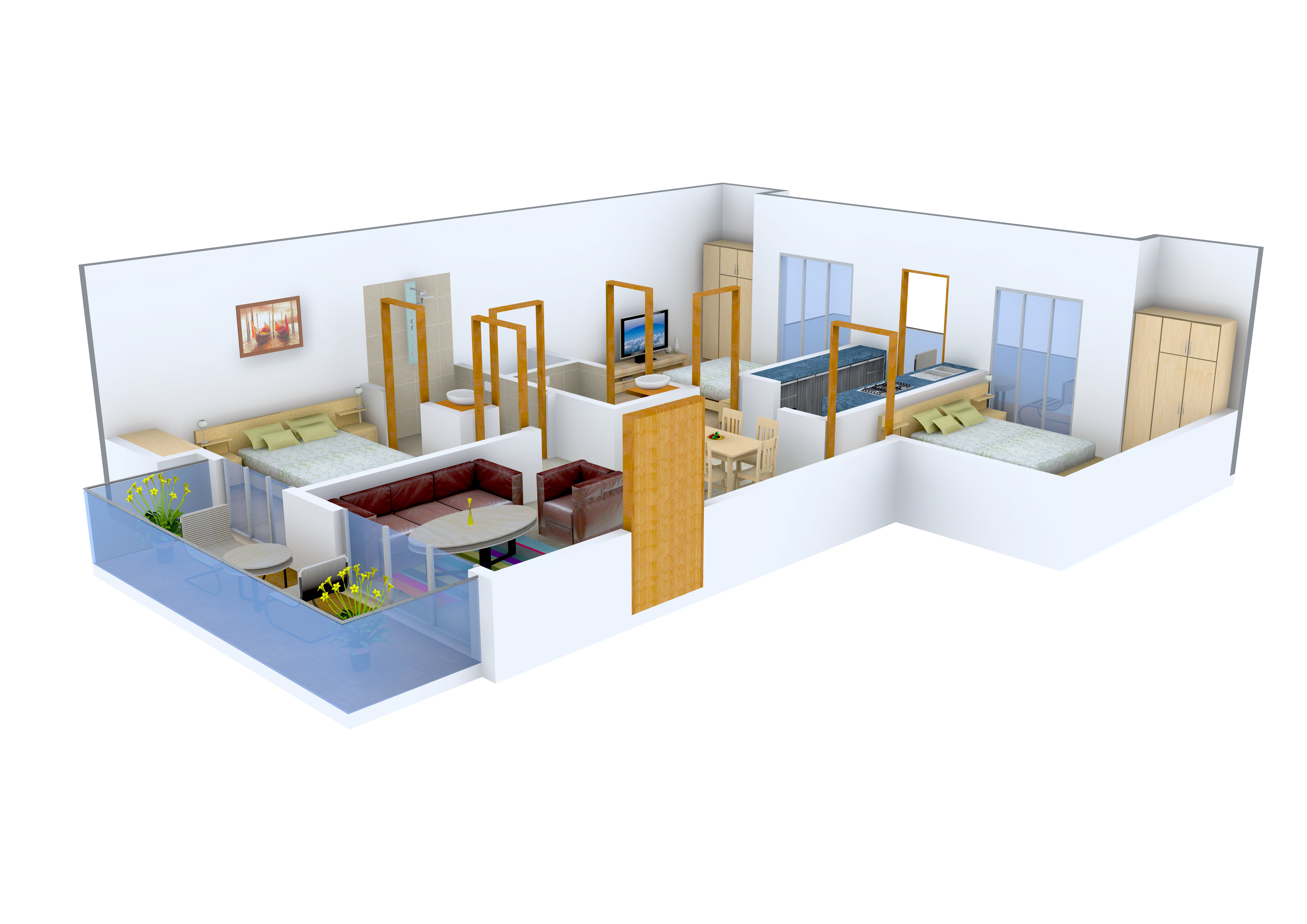 3DFloorPlan of TDI Espania Floors