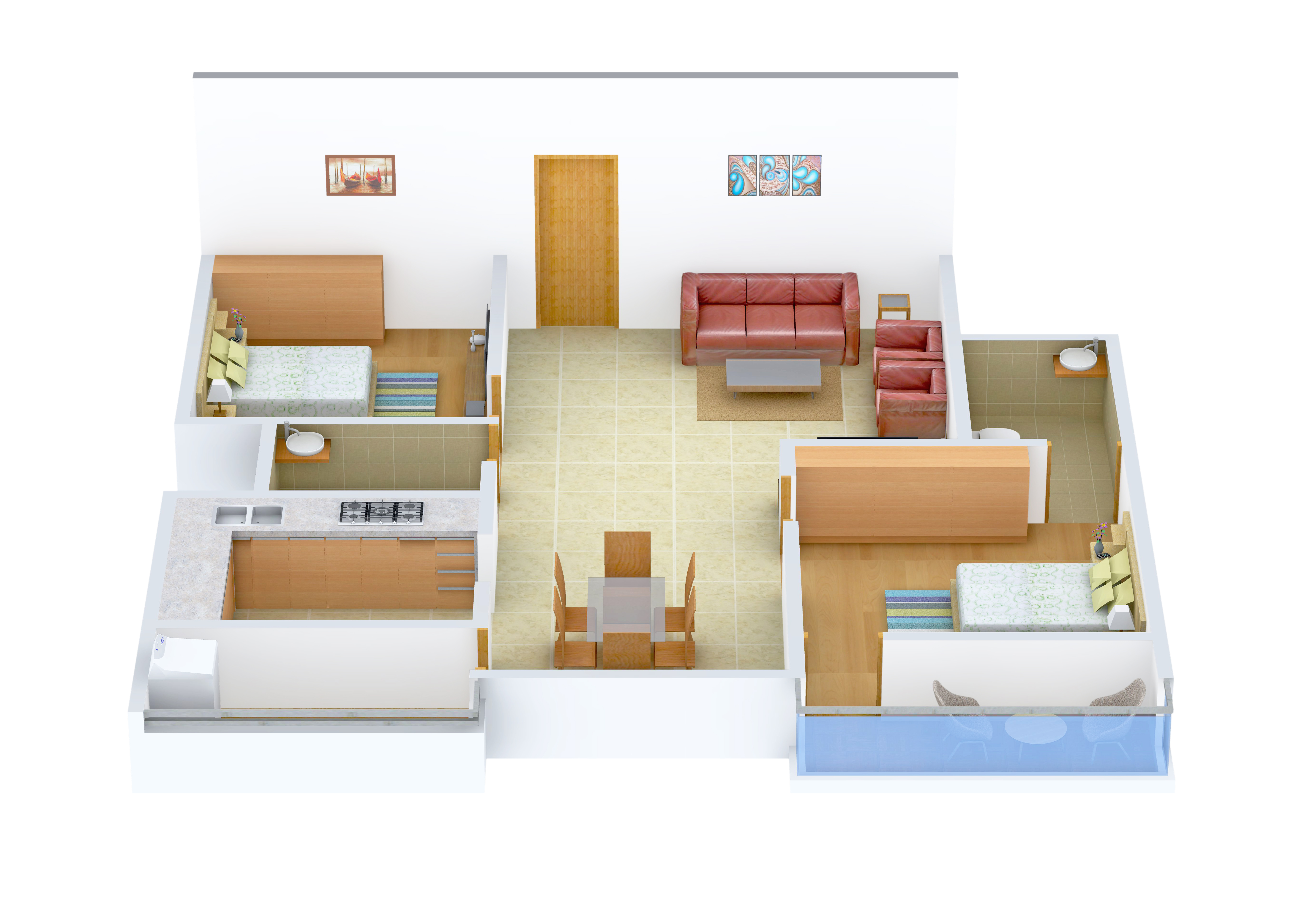 3DFloorPlan of GSR Srinivasam