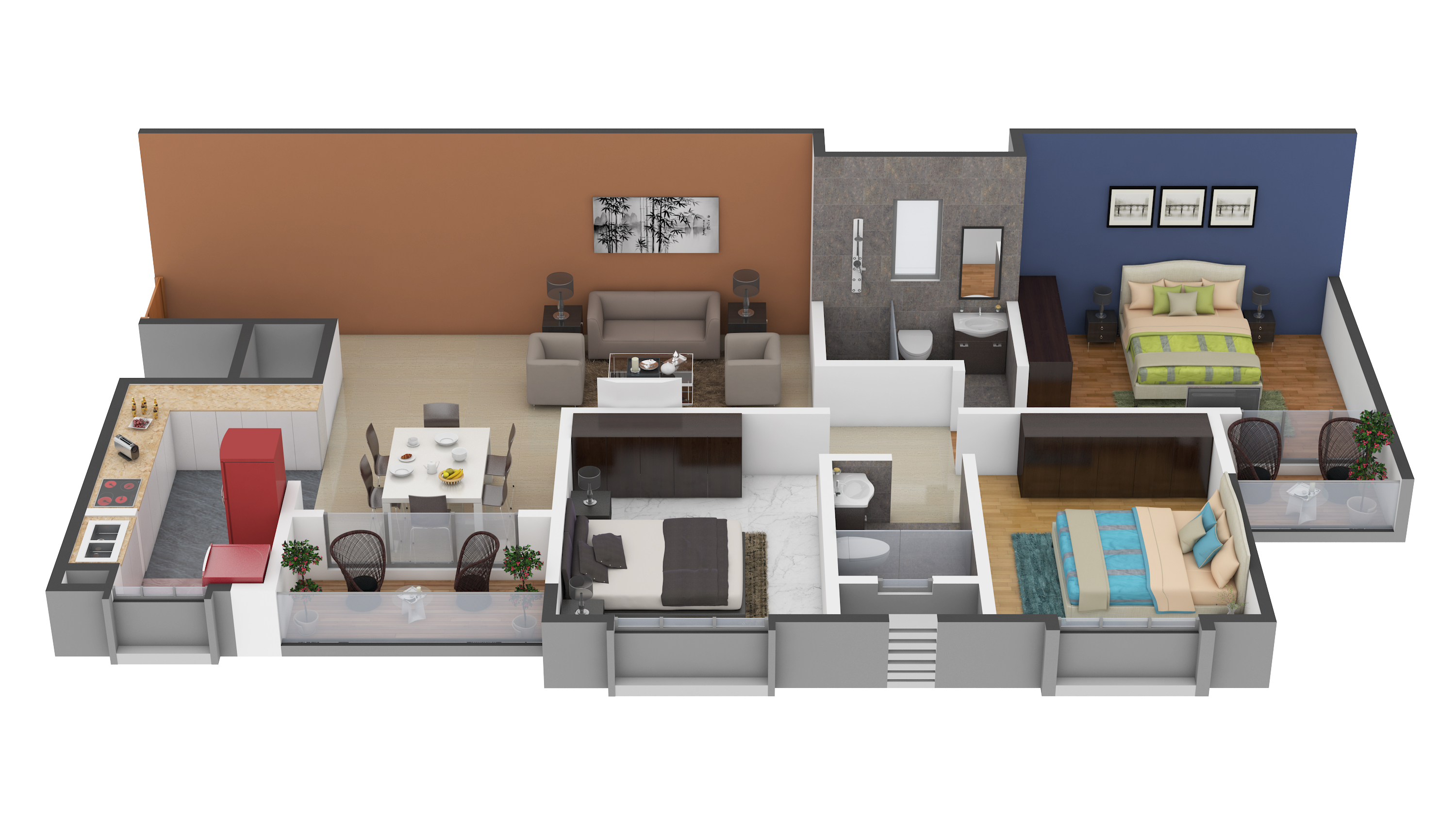 3DFloorPlan of Brigade Wisteria At Meadows
