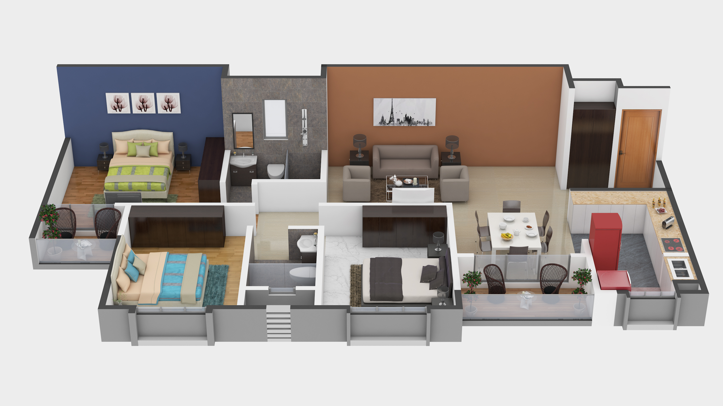 3DFloorPlan of Brigade Wisteria At Meadows