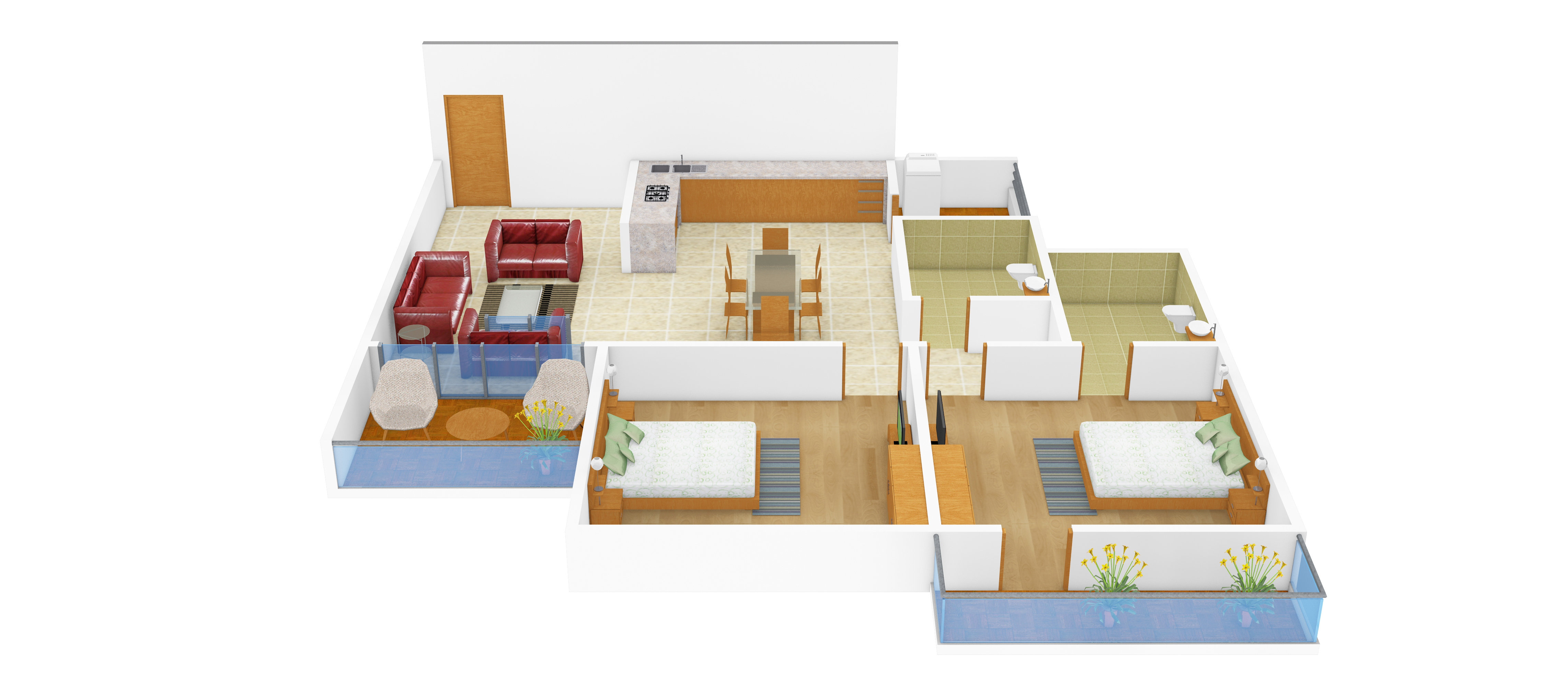 3DFloorPlan of JBB Grand Square